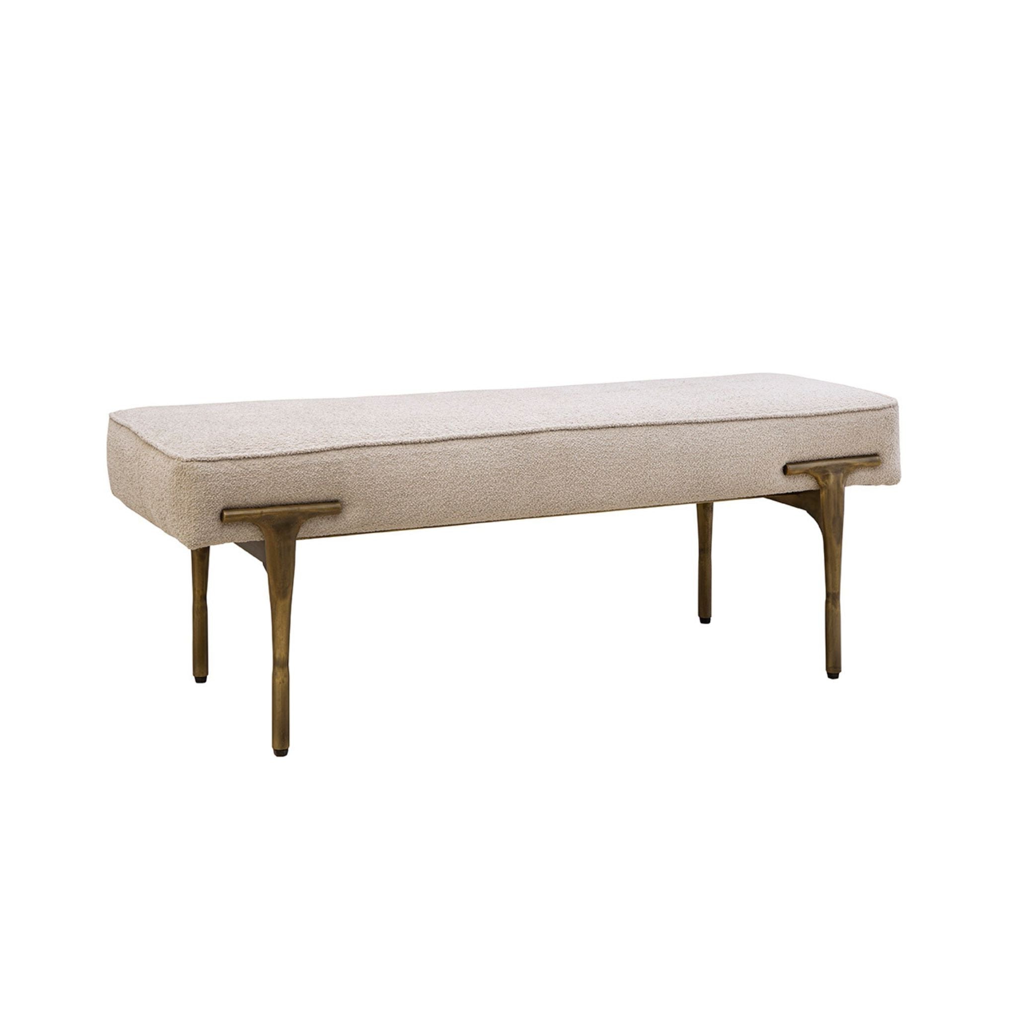 Griffin Boucle Upholstered Bench