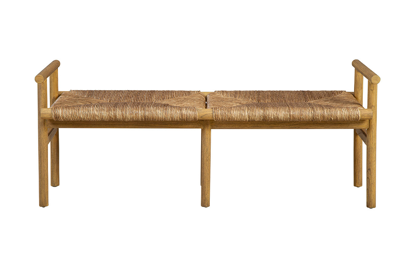 Glencairn Woven Seat Bench
