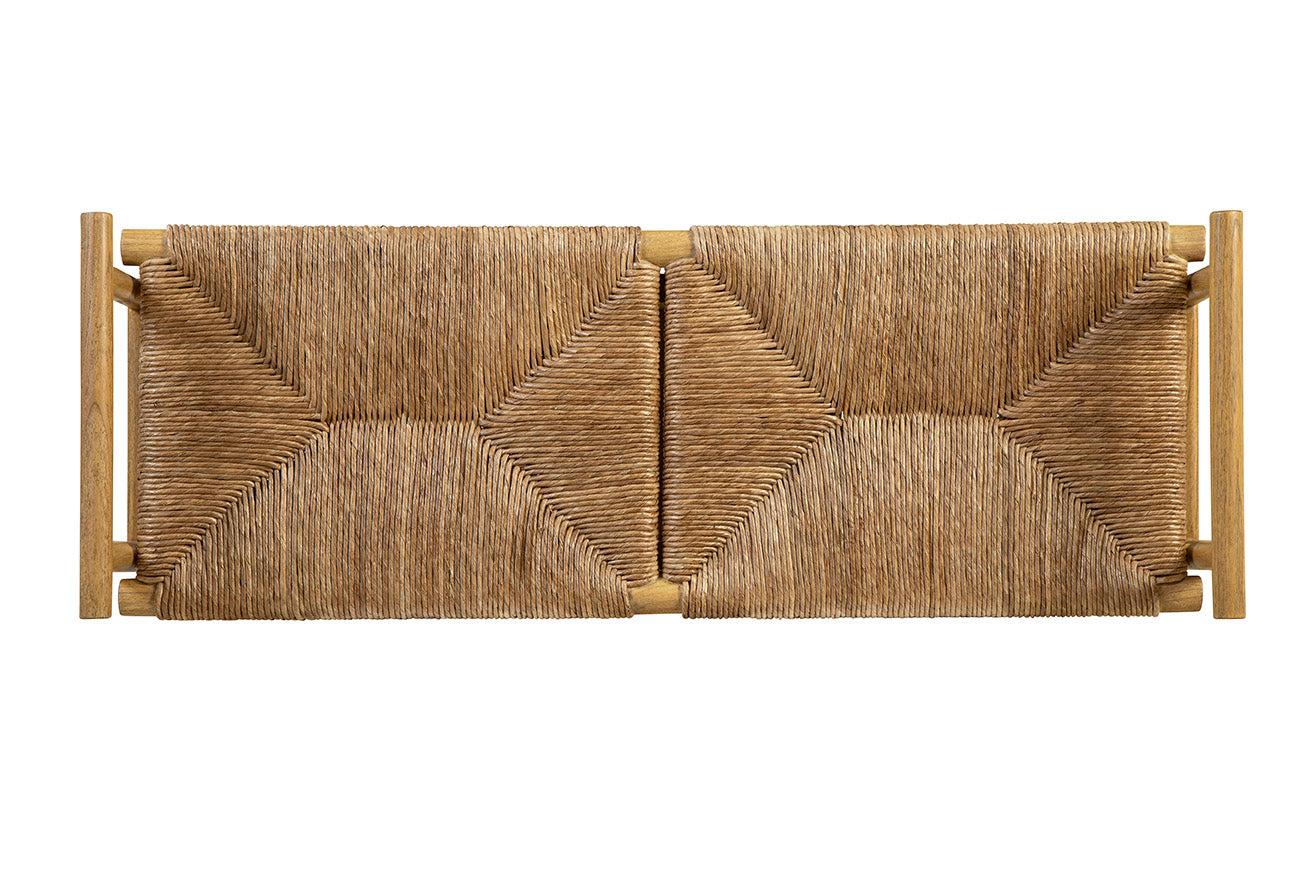 Glencairn Woven Seat Bench