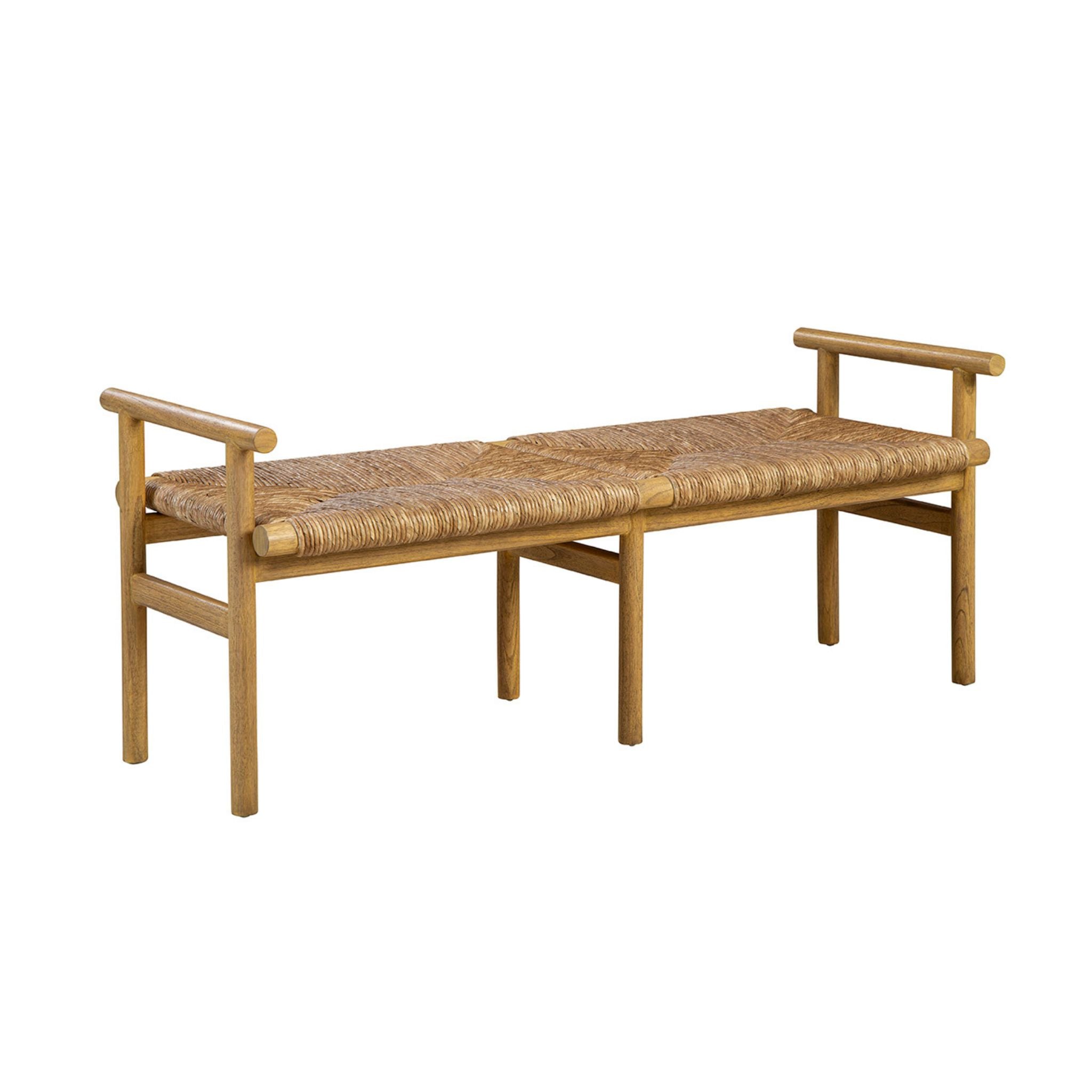 Glencairn Woven Seat Bench