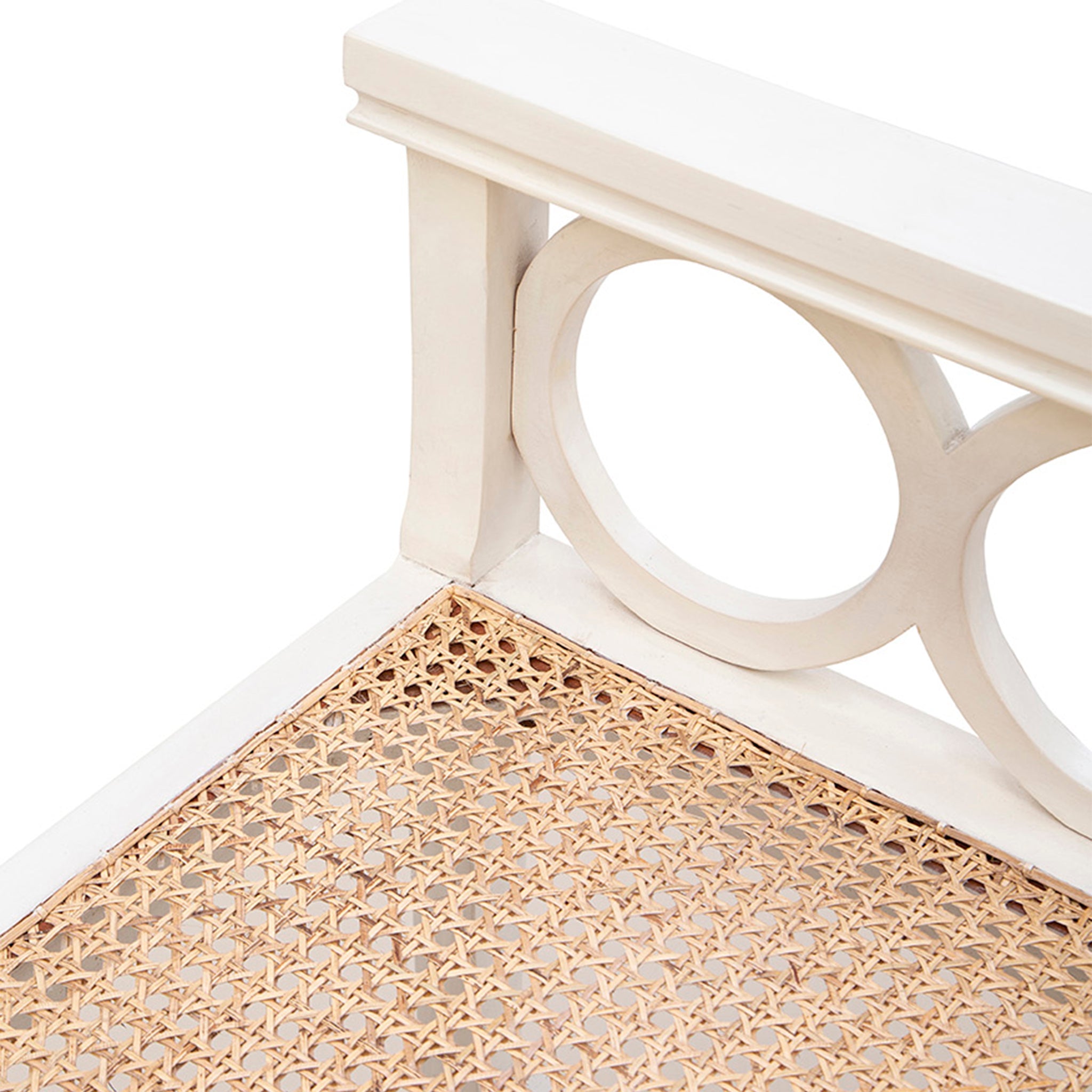 Canterbury Rattan Seat Bench