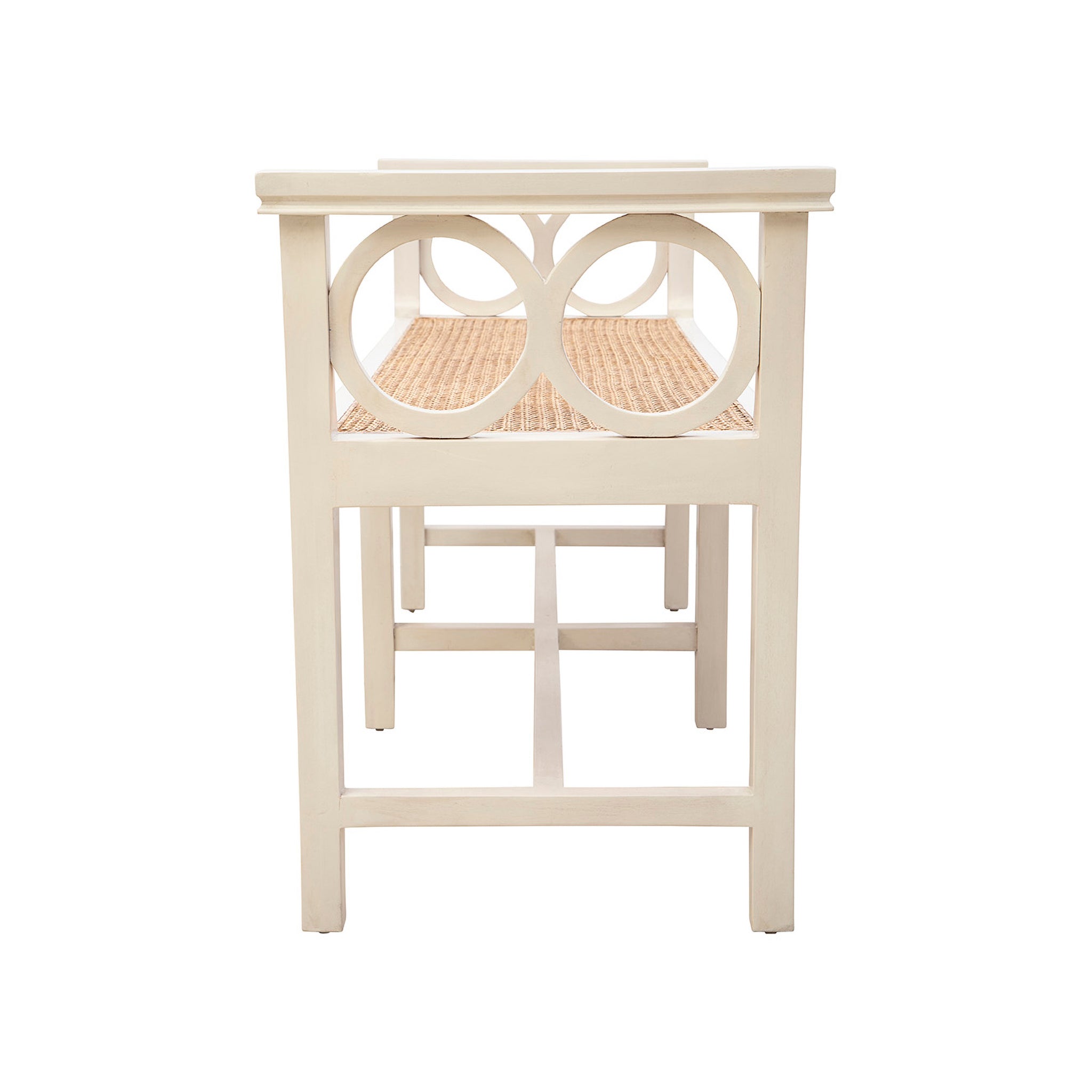 Canterbury Rattan Seat Bench