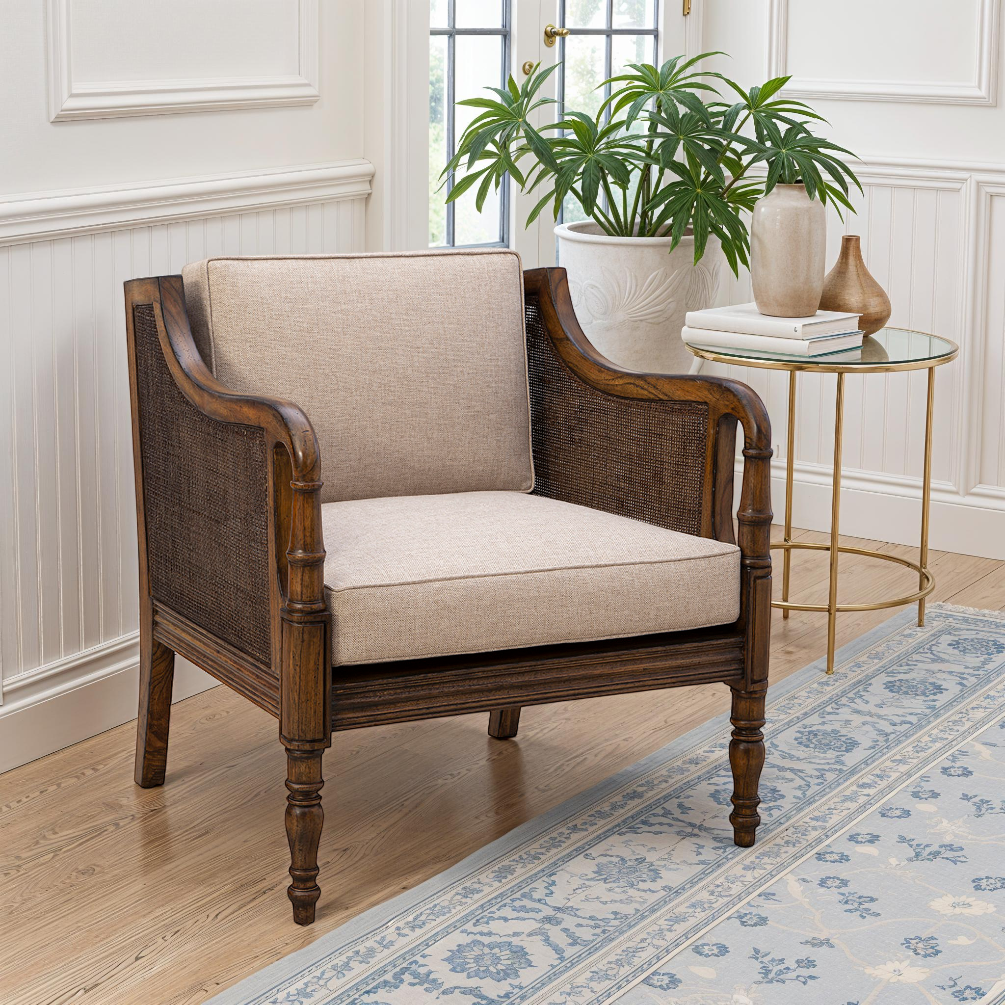 Caravelle Cane Arm Chair