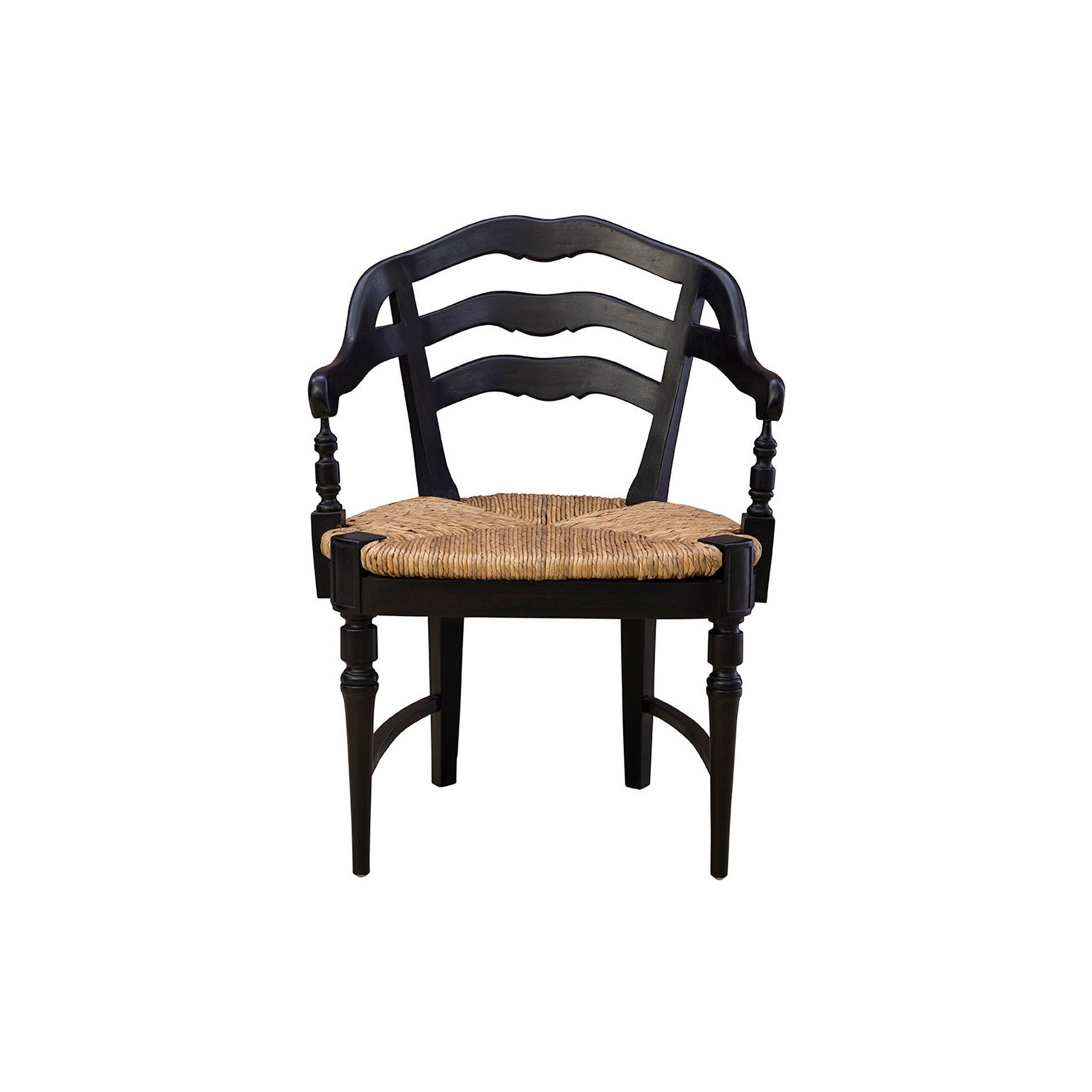 Wickers Rush Seat Armchair
