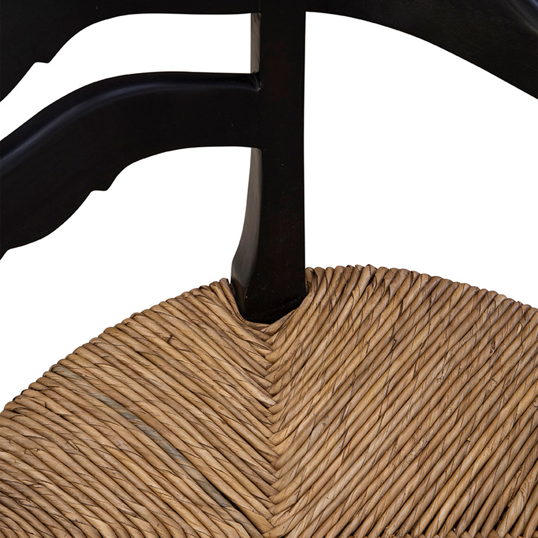 Wickers Rush Seat Armchair