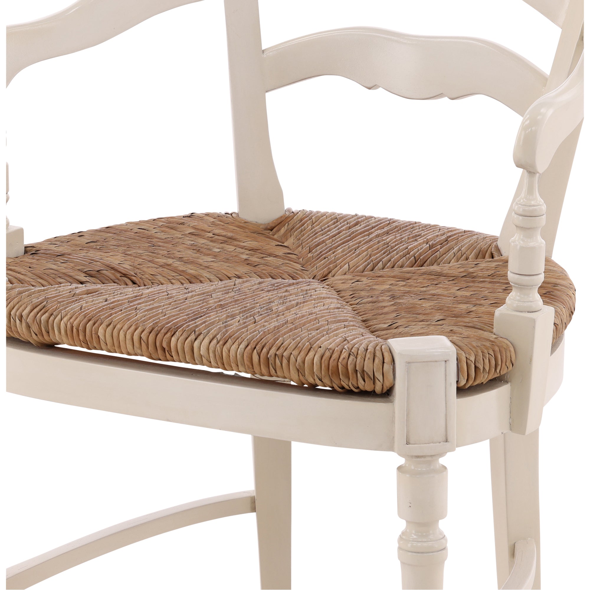 Wickers Rush Seat Armchair