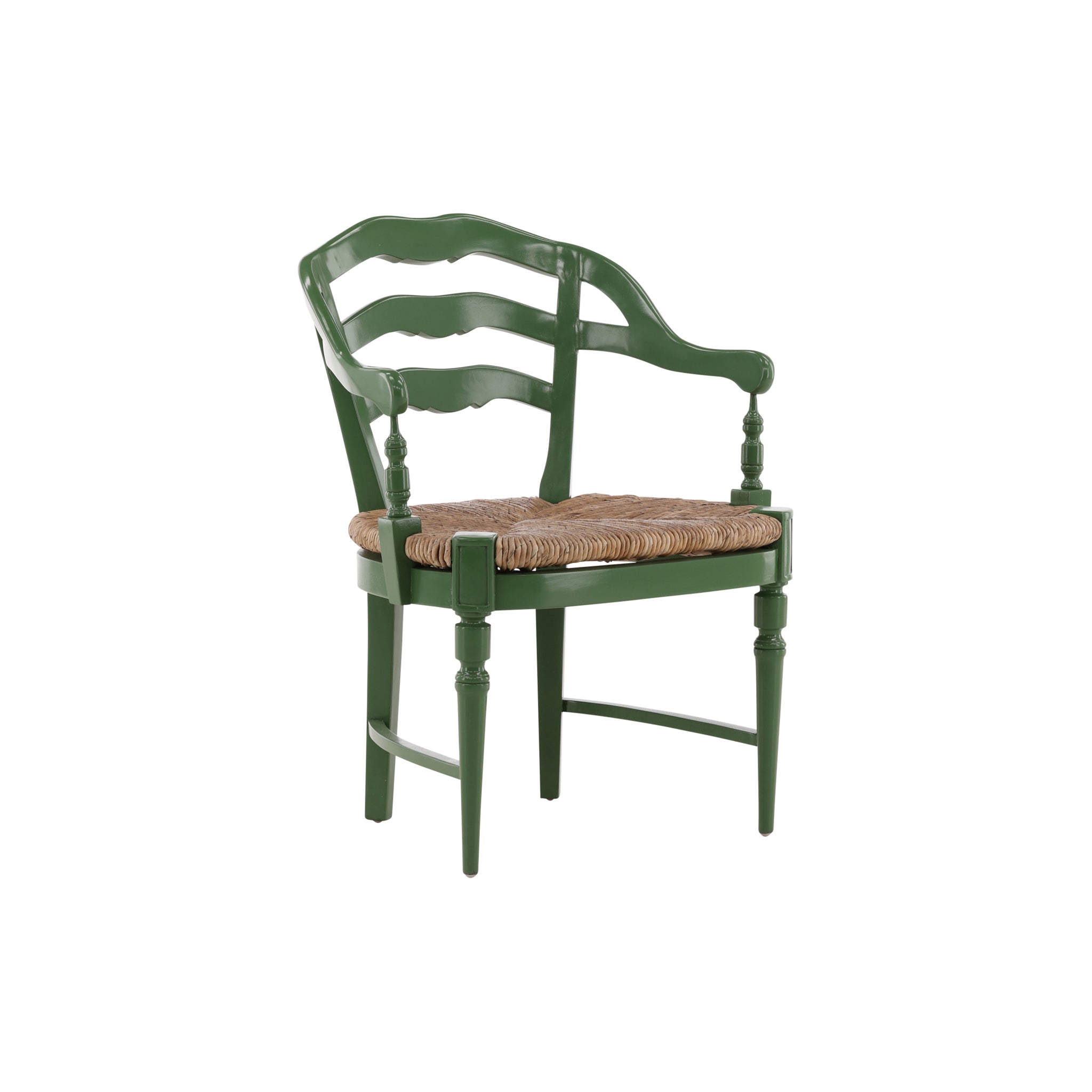 Wickers Rush Seat Armchair