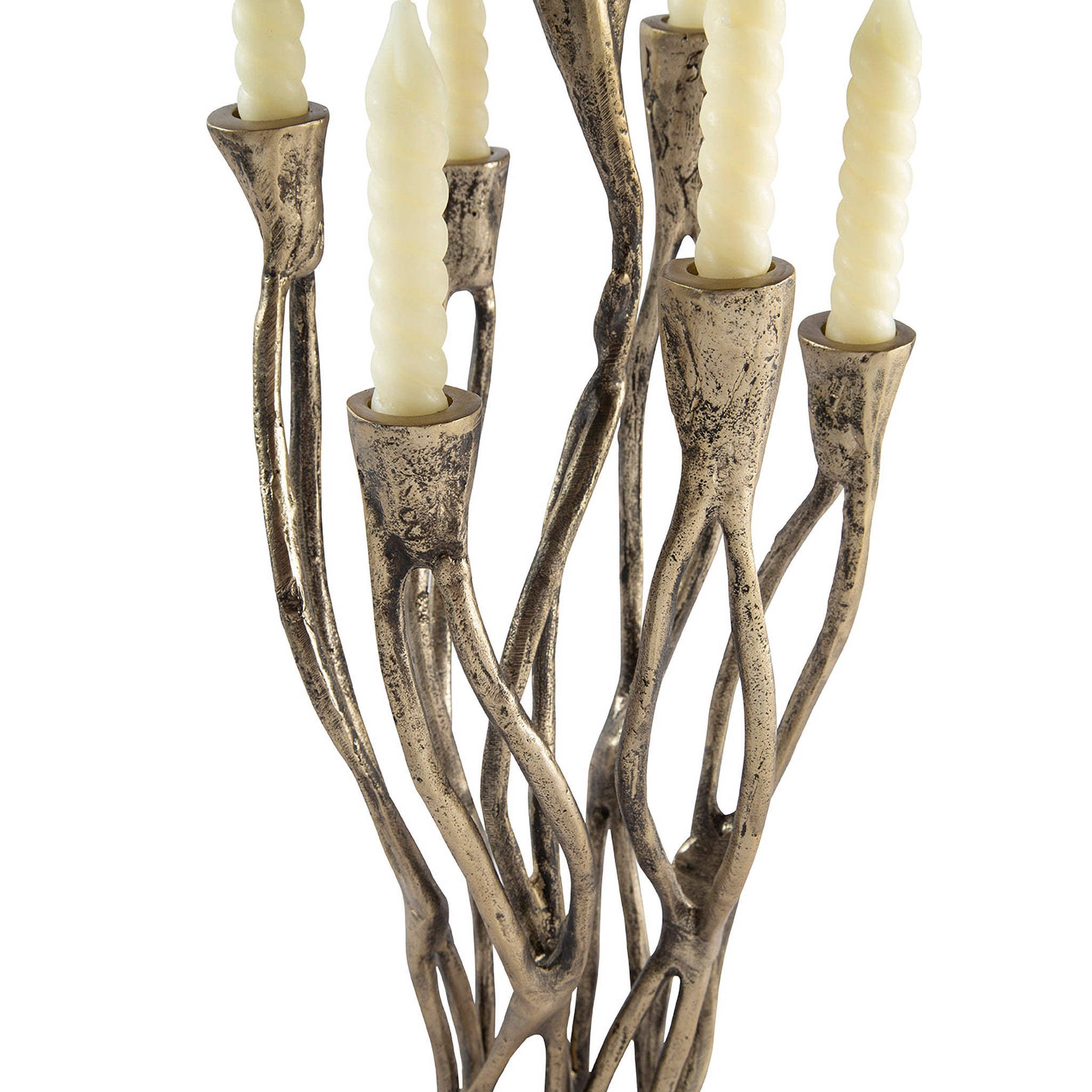 Materano Branch Brass Candelabra