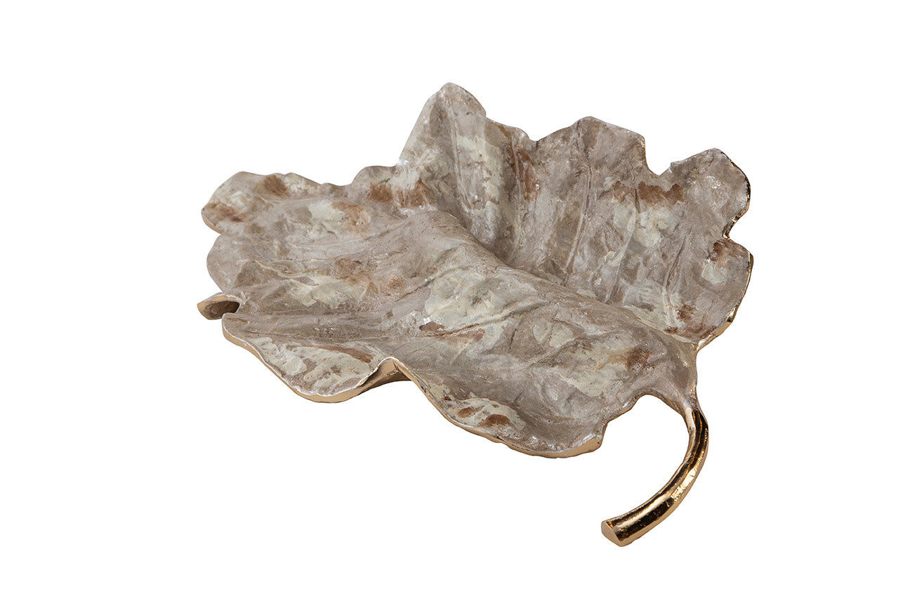 Altavilla Leaf Brass Bowl