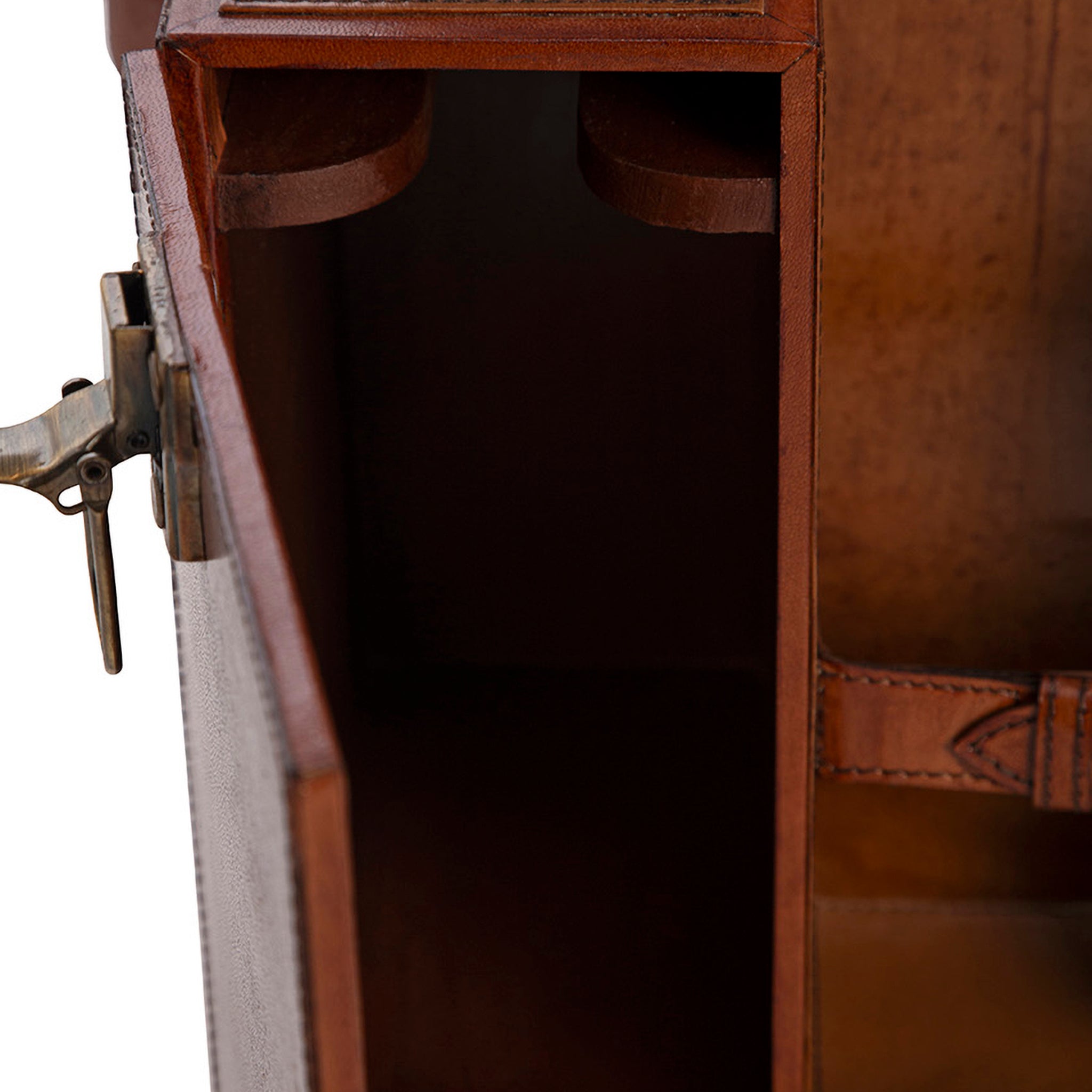 Marcellus Leather Storage Trunk