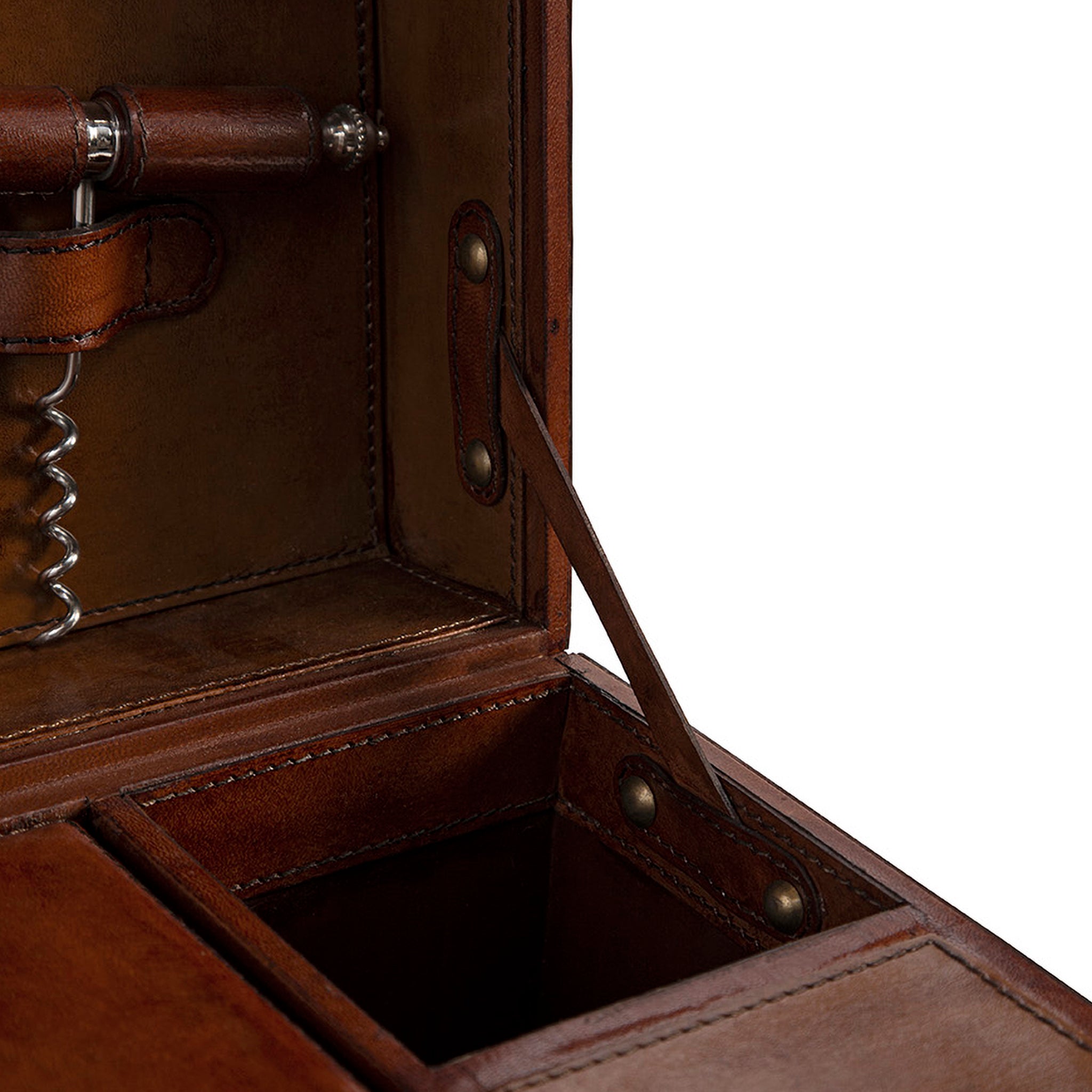 Marcellus Leather Storage Trunk