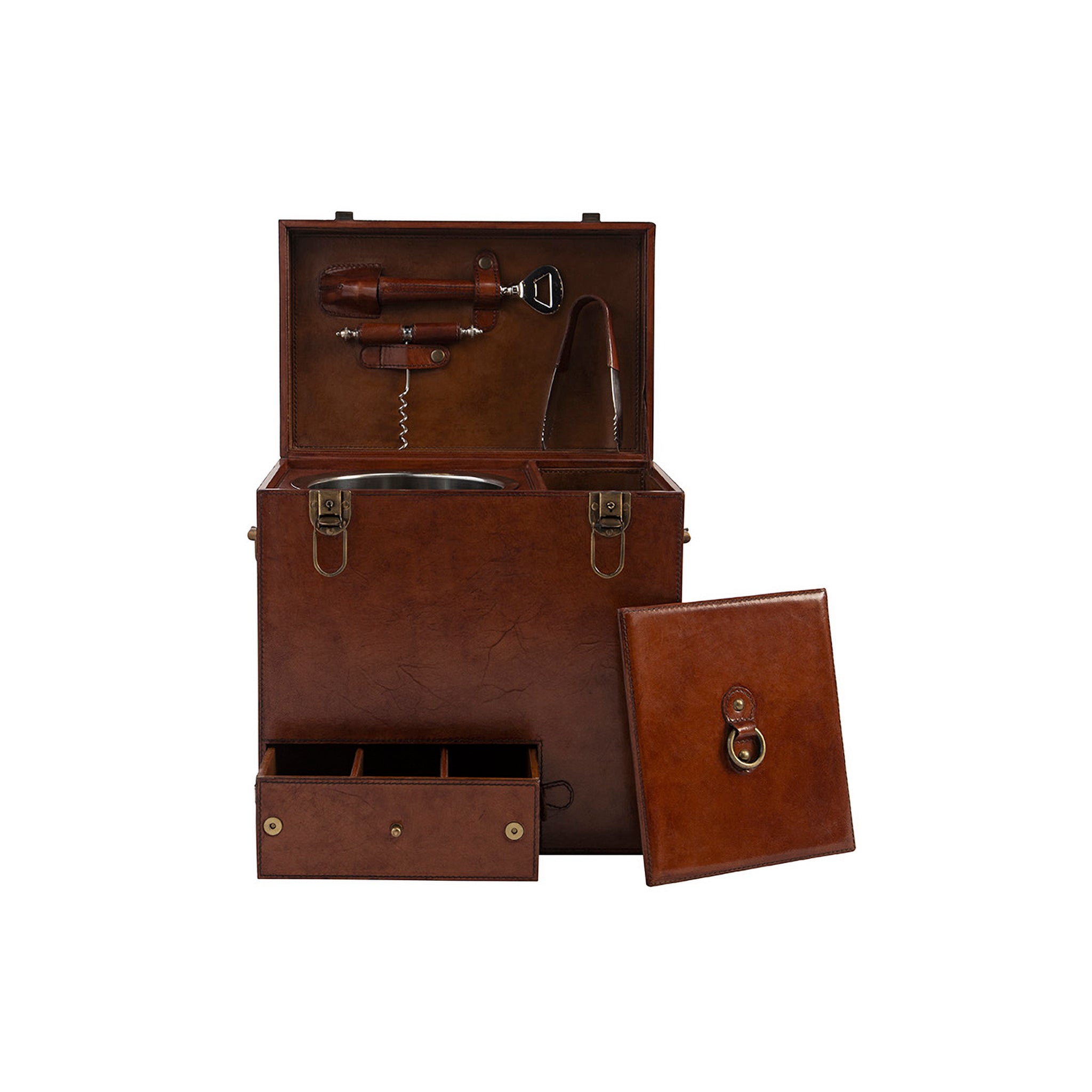 Cassian Leather Storage Trunk