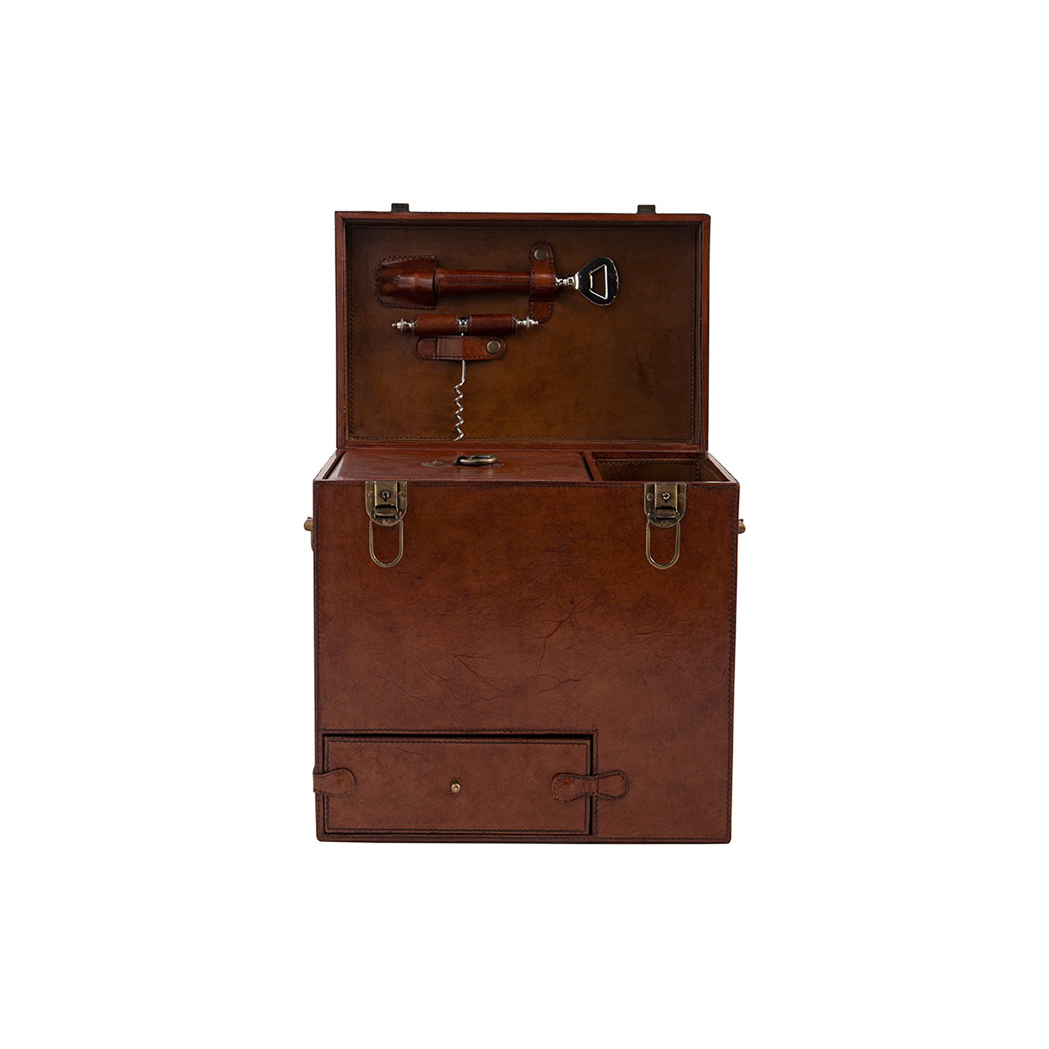 Cassian Leather Storage Trunk