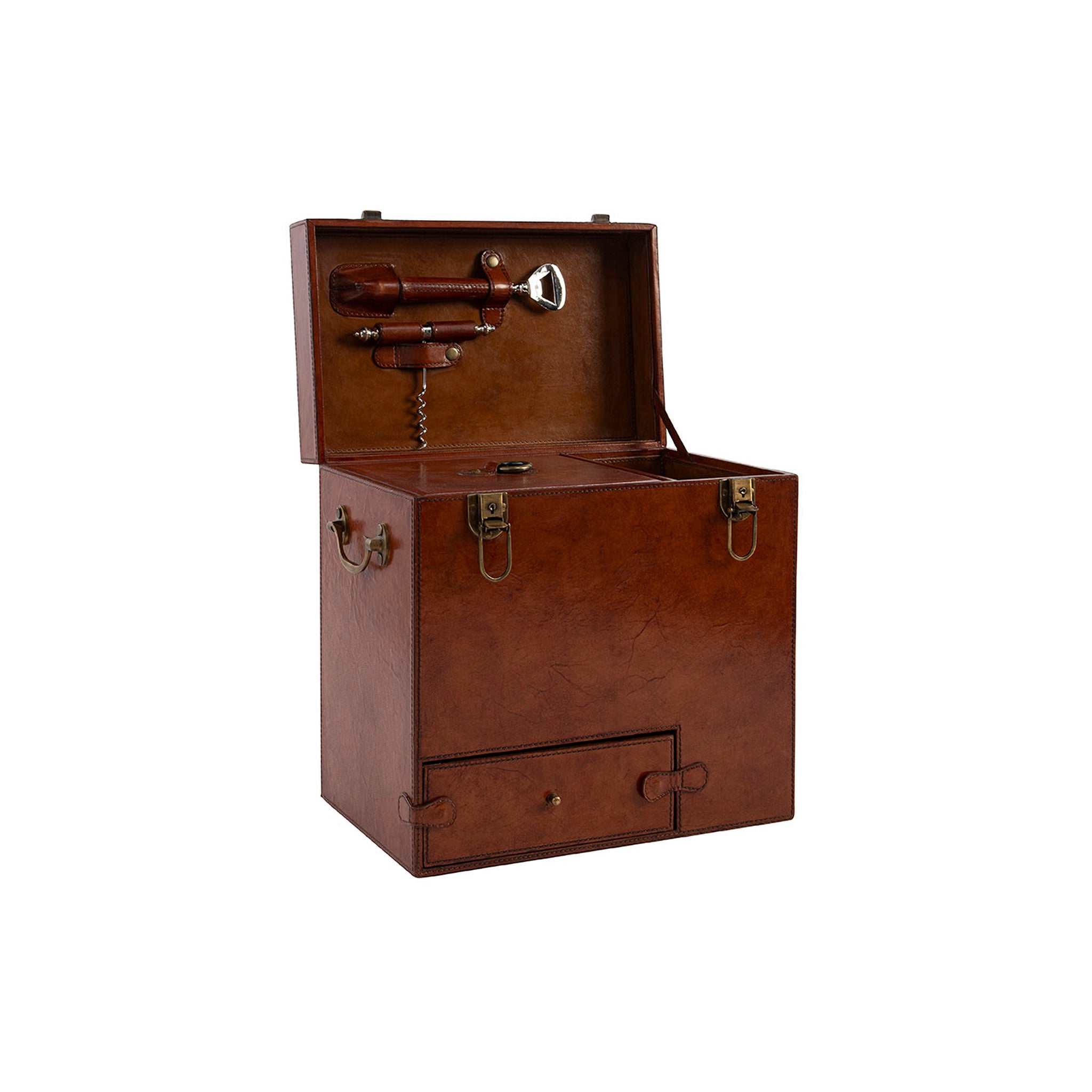 Cassian Leather Storage Trunk