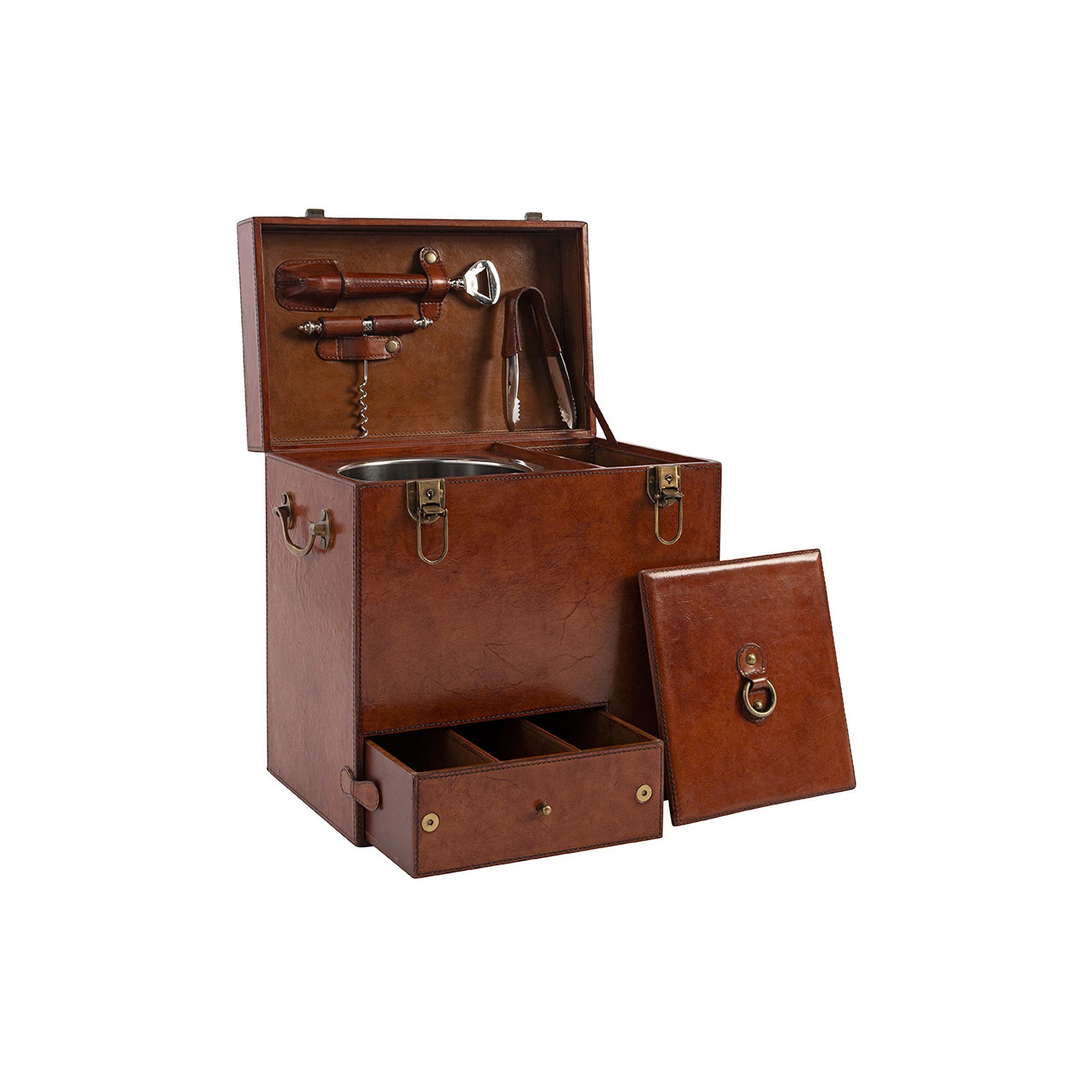 Cassian Leather Storage Trunk
