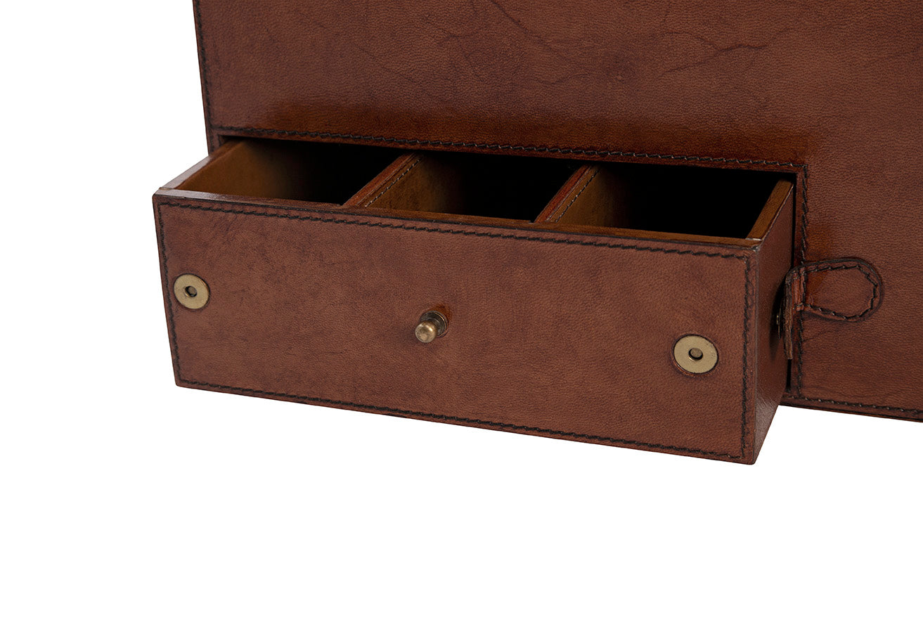Cassian Leather Storage Trunk