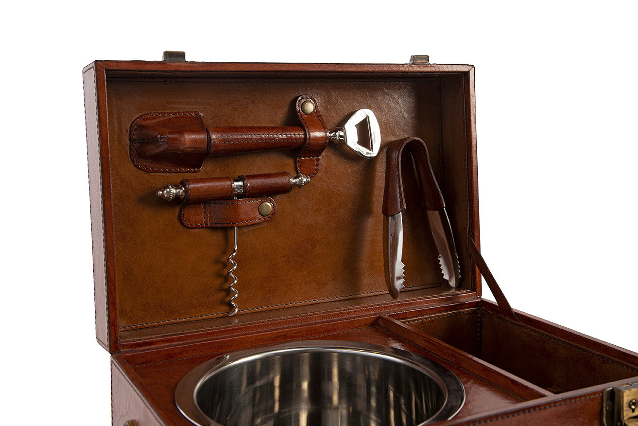 Cassian Leather Storage Trunk