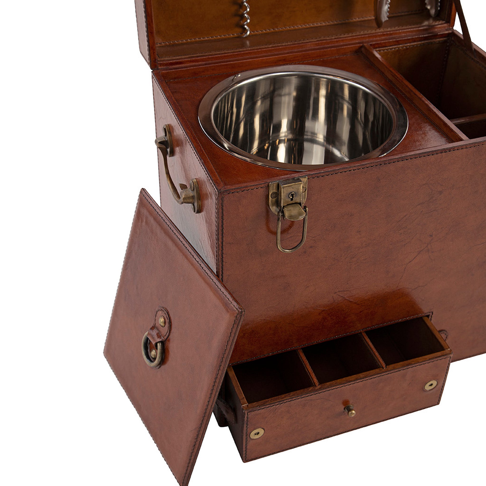 Cassian Leather Storage Trunk