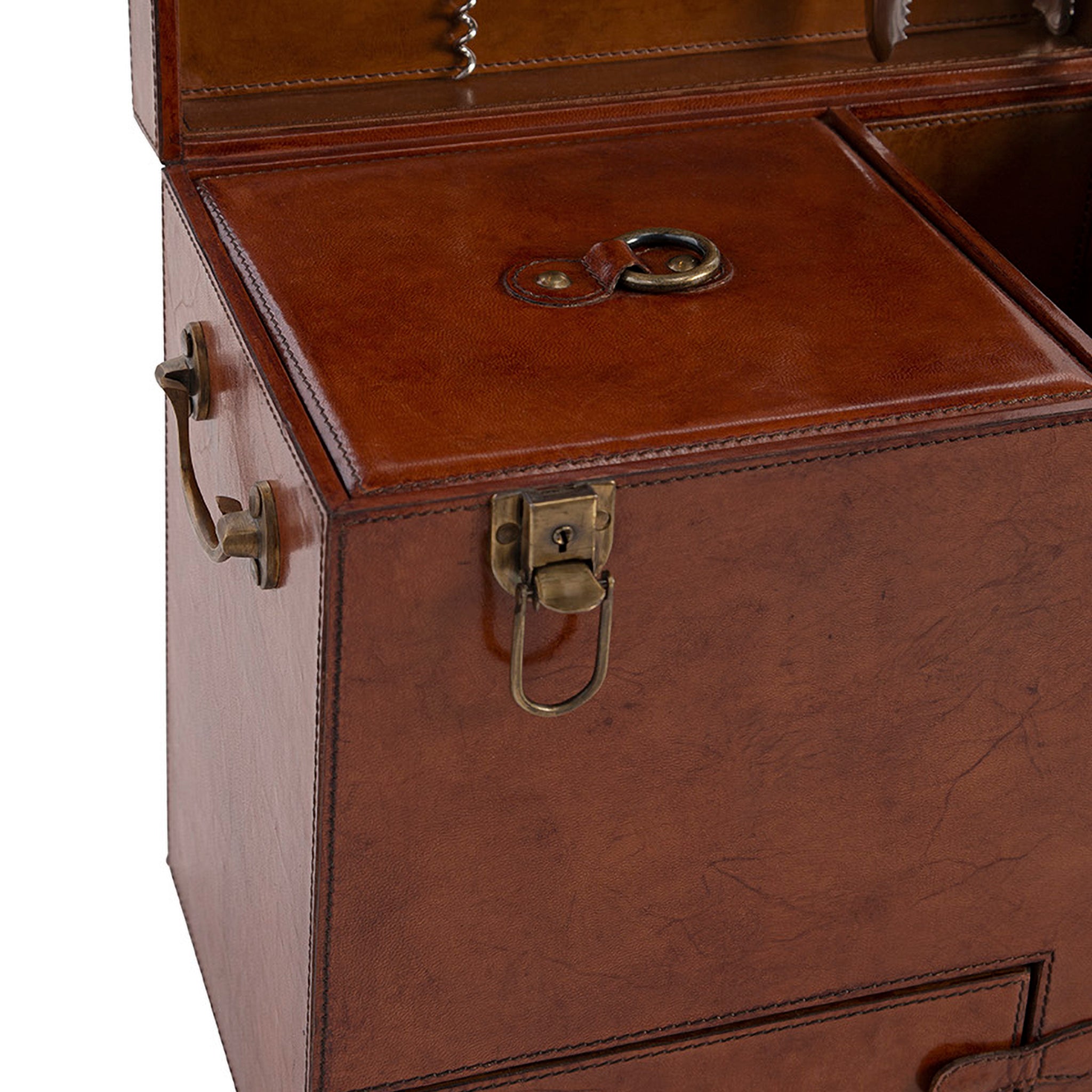 Cassian Leather Storage Trunk