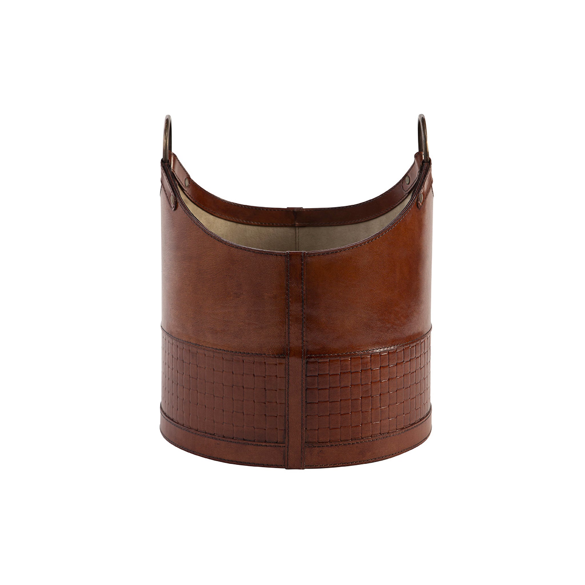 Tivaro Leather Storage Basket