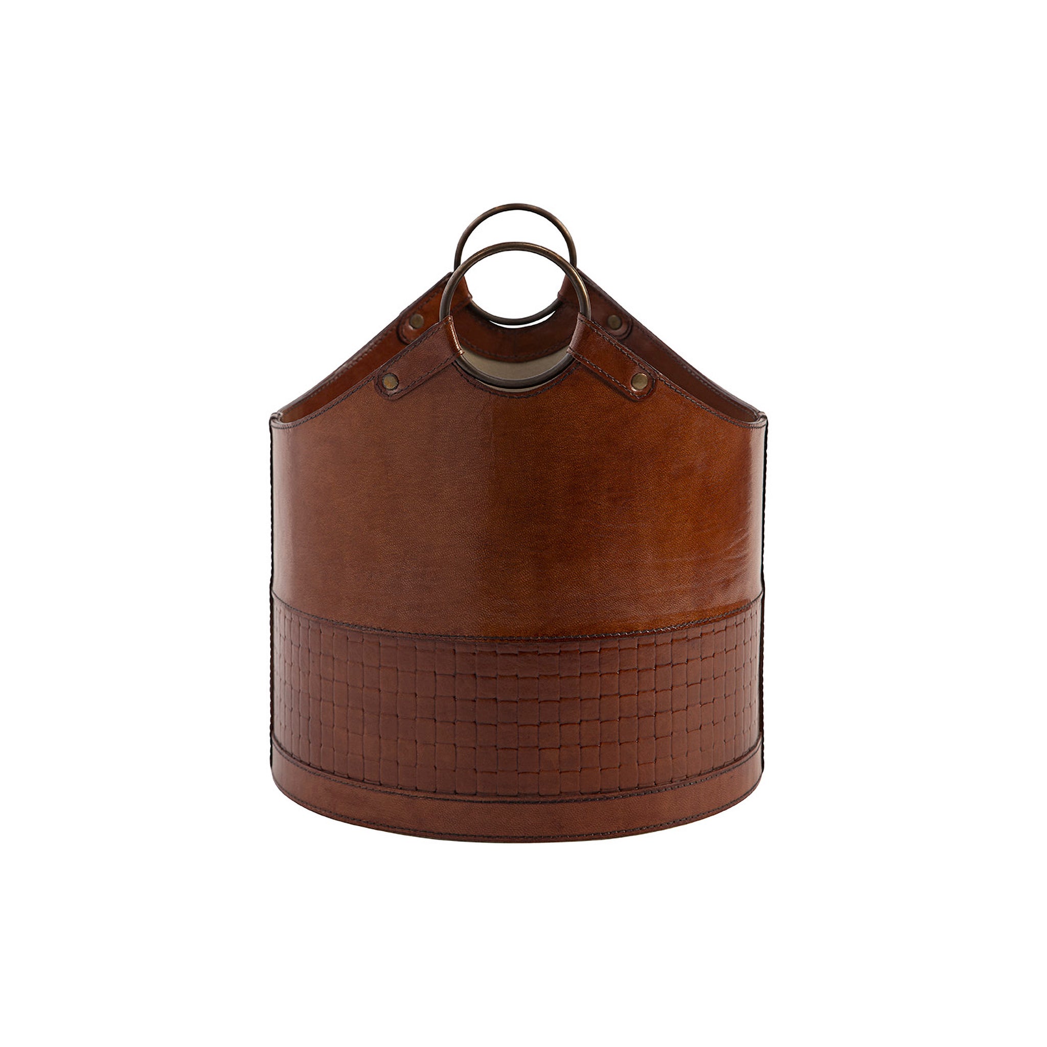 Tivaro Leather Storage Basket