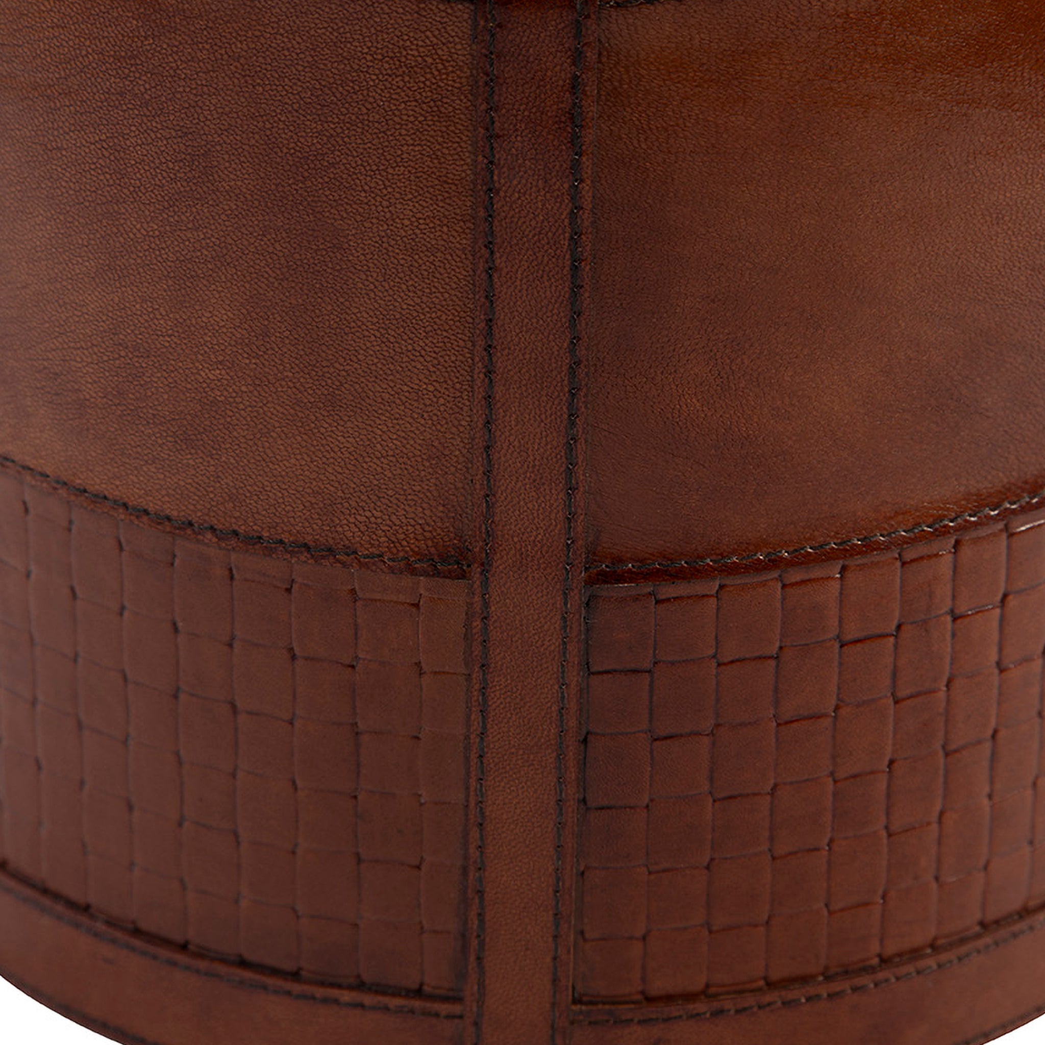 Tivaro Leather Storage Basket