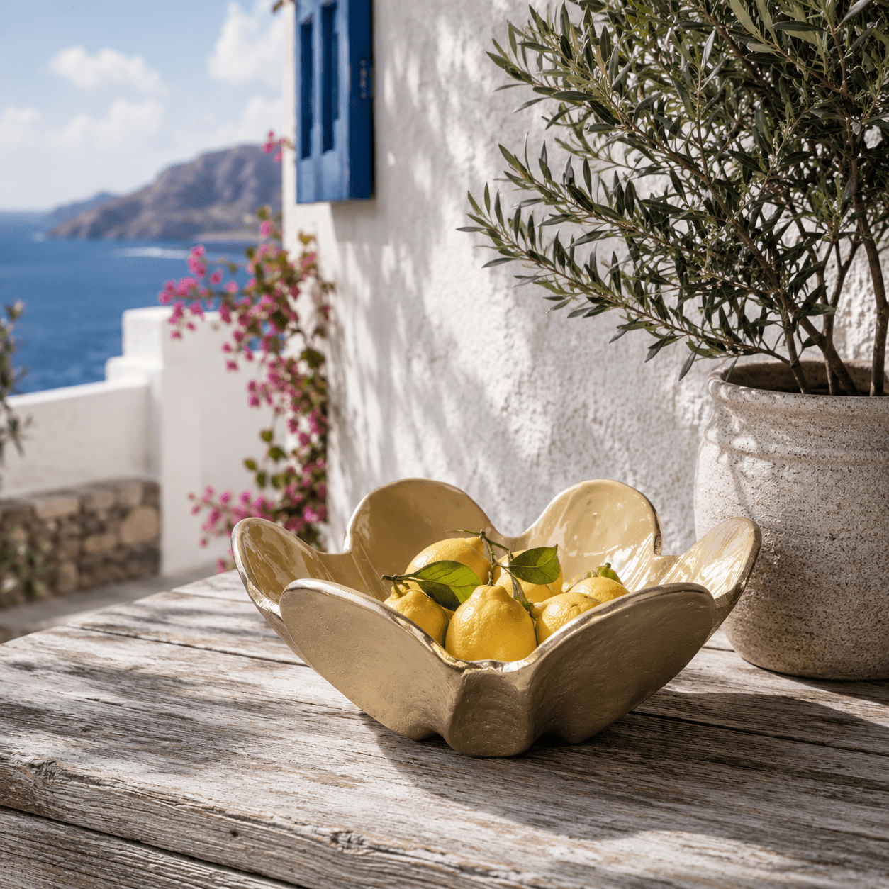 Seraphis Ceramic Flower Bowl - Wisteria