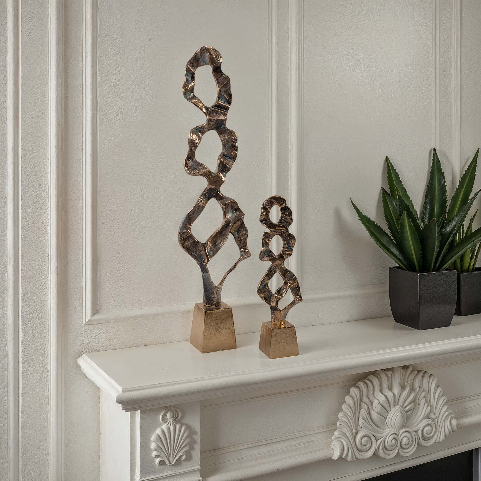 Calvera Abstract Bronze Sculptures