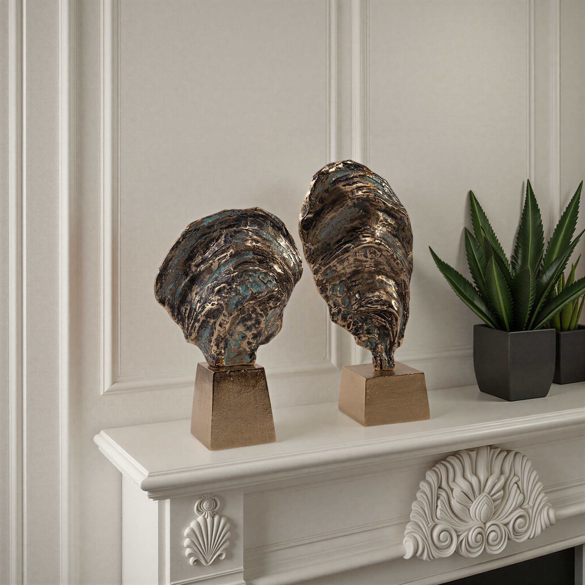 Ondara Bronze Oyster Sculptures