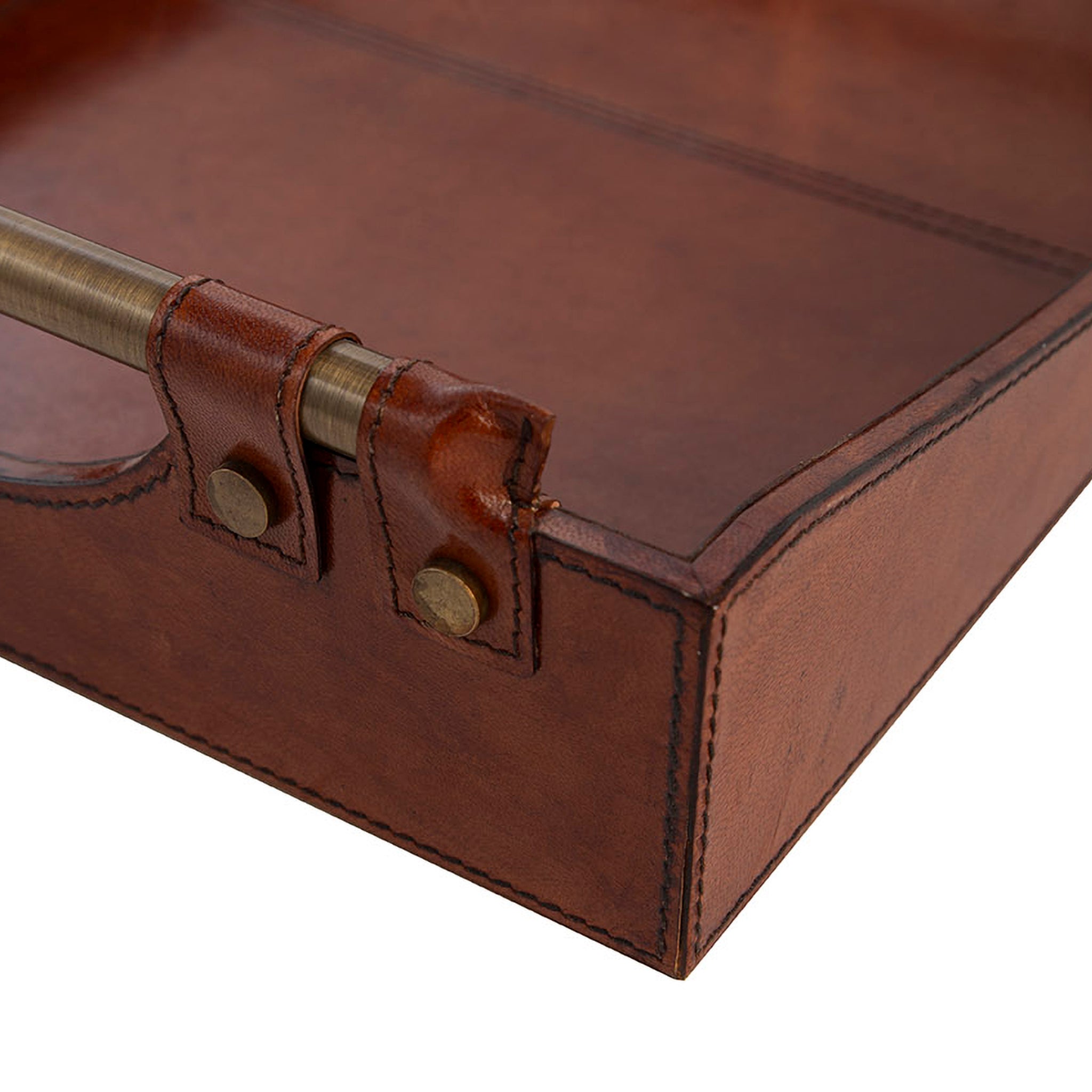 Caelum Leather Serving Tray