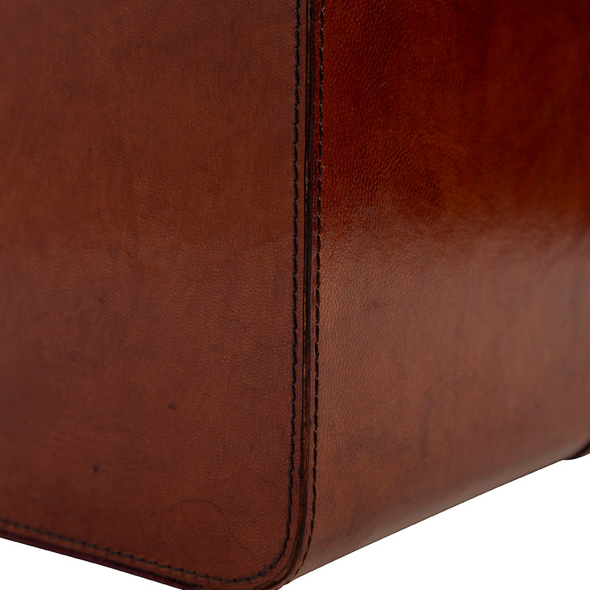 Valenza Leather Storage Basket