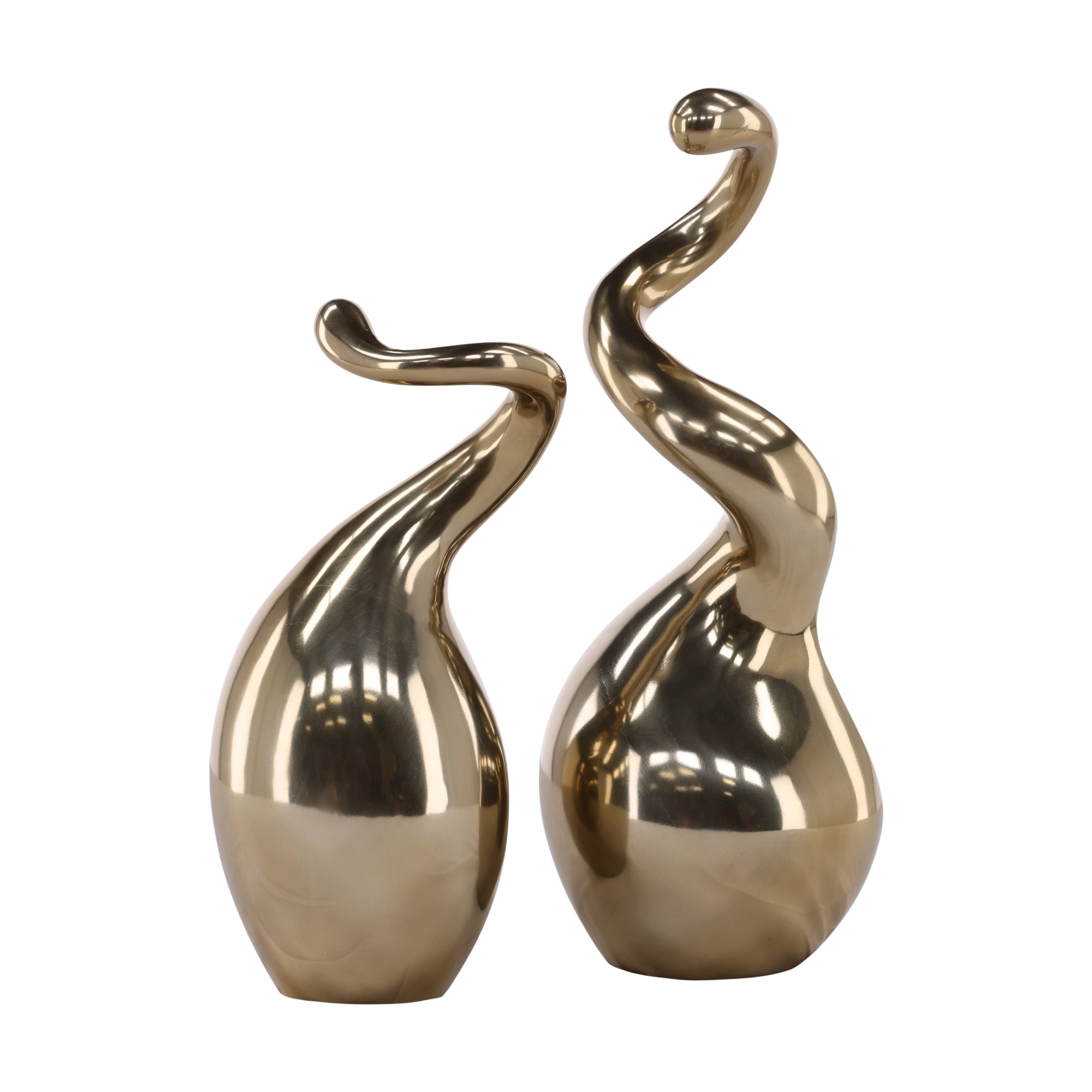 Serenno Polished Aluminum Sculptures