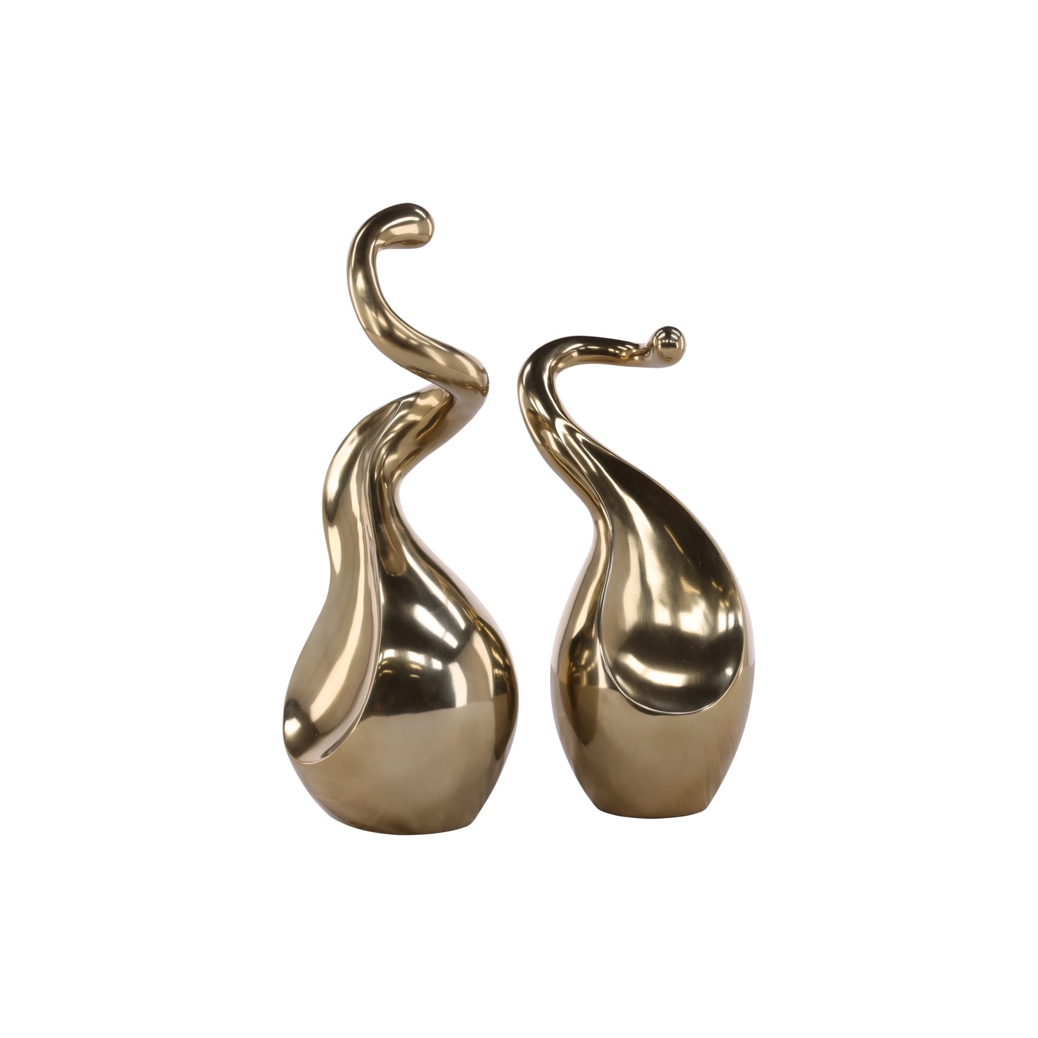 Serenno Polished Aluminum Sculptures