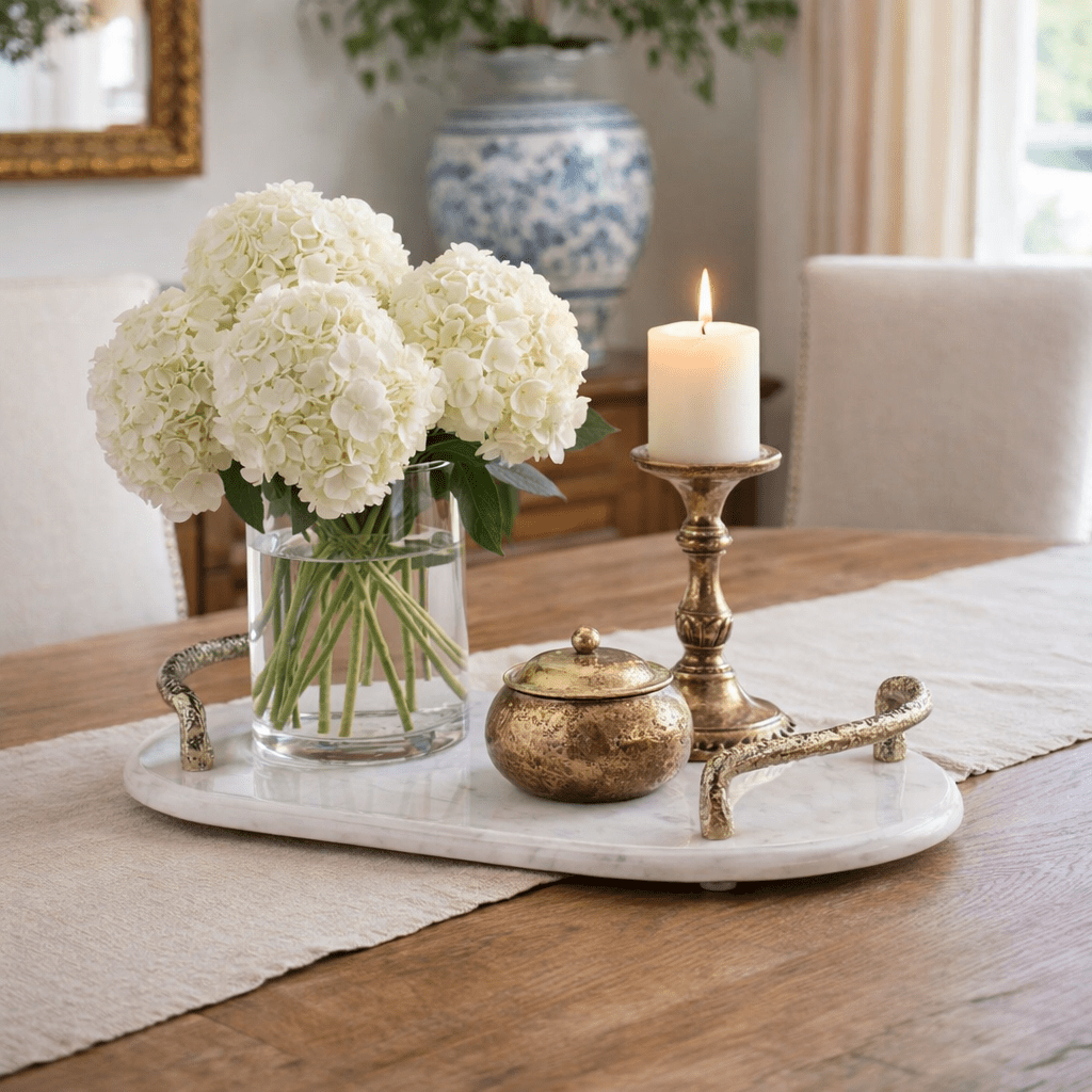 Aureline Marble Serving Tray - Wisteria