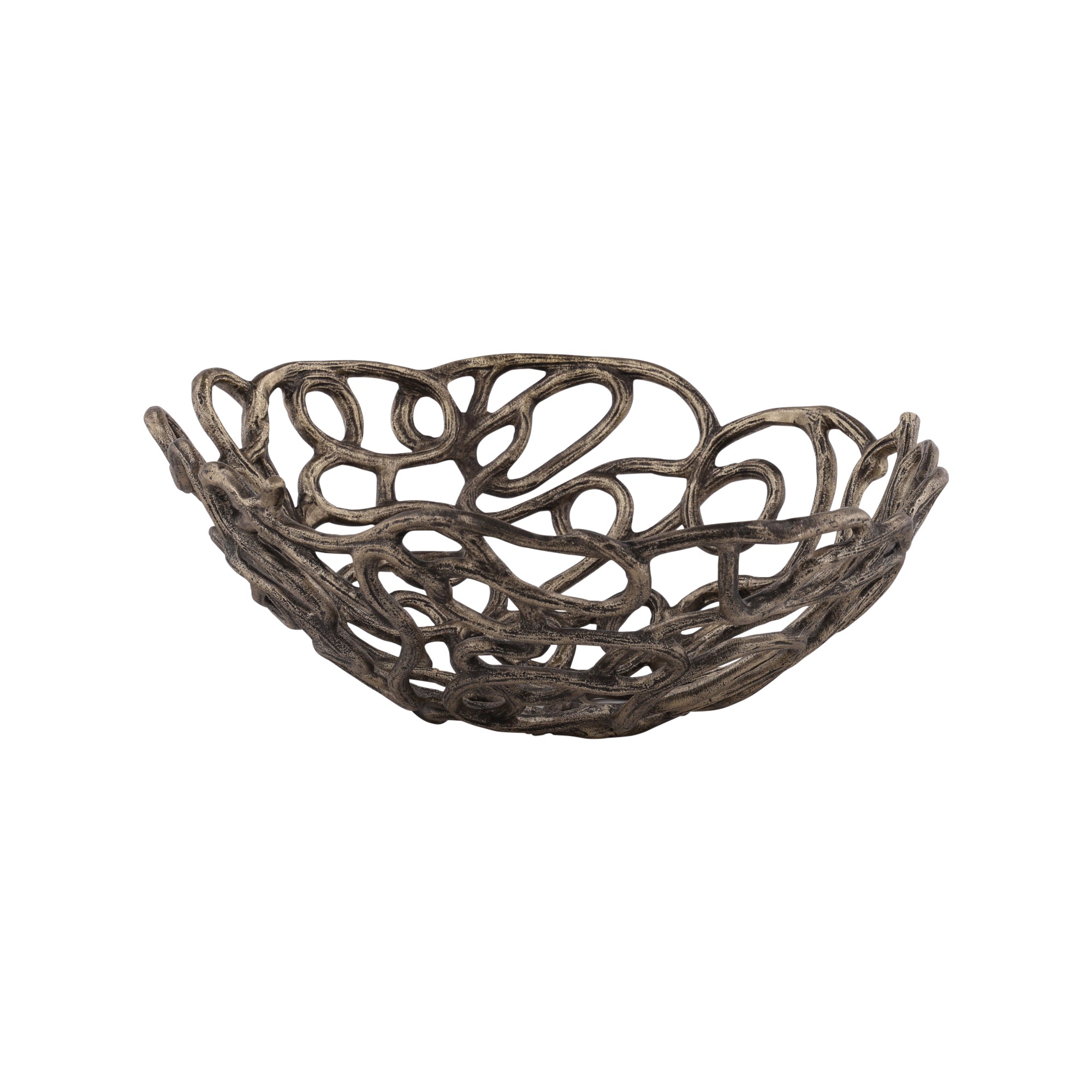 Nerona Bronze Branch Bowl