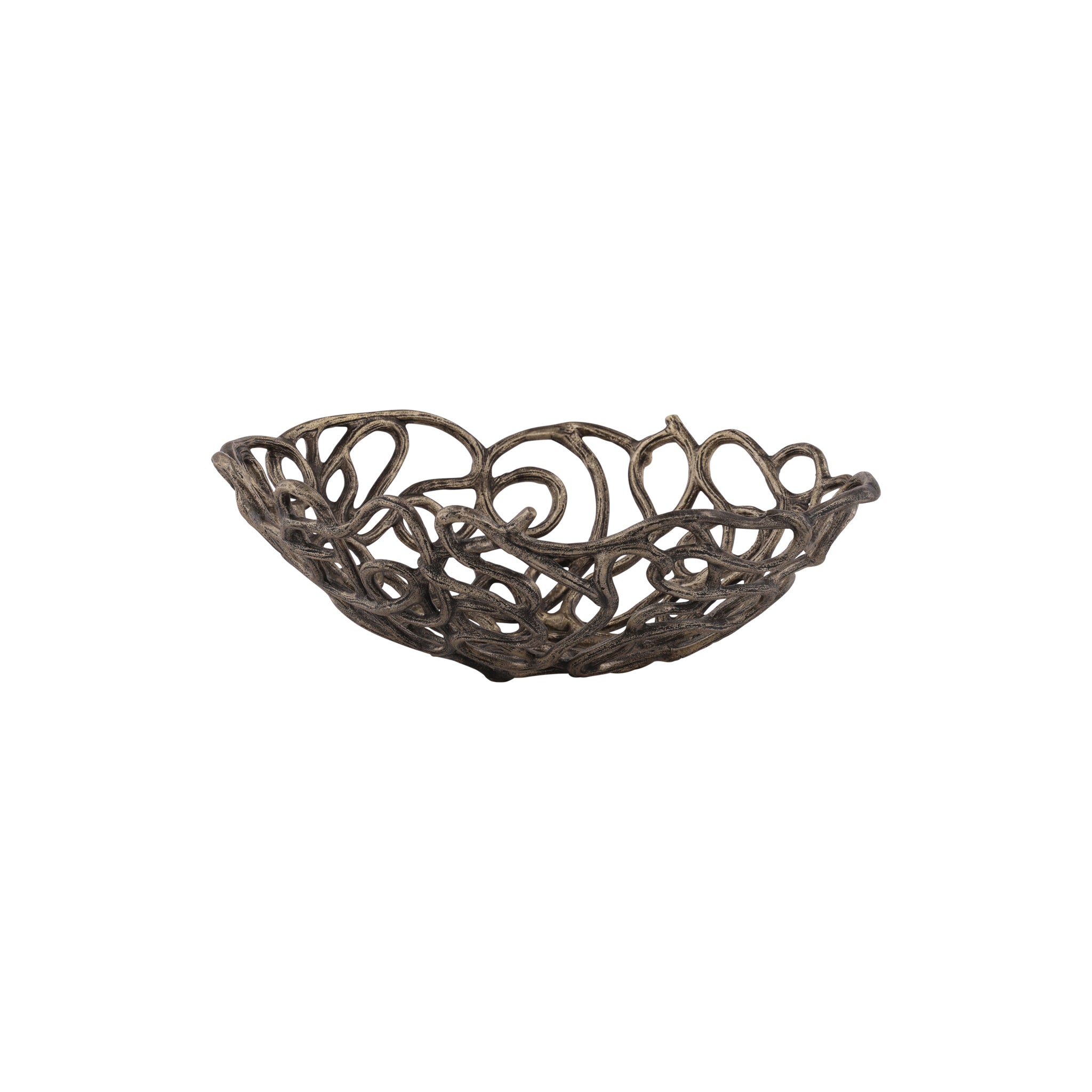 Nerona Bronze Branch Bowl