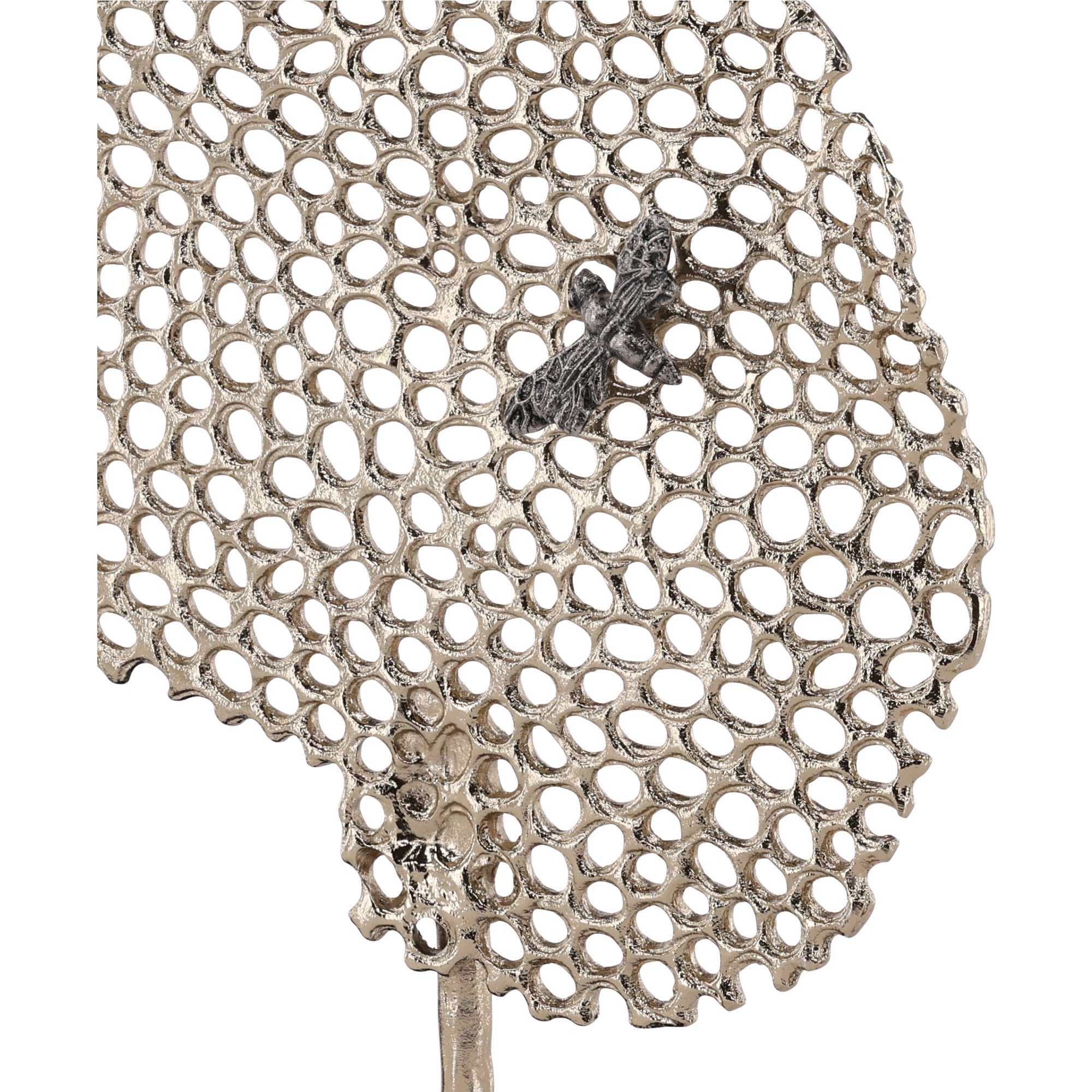 Marenti Brass Honeycomb Sculpture