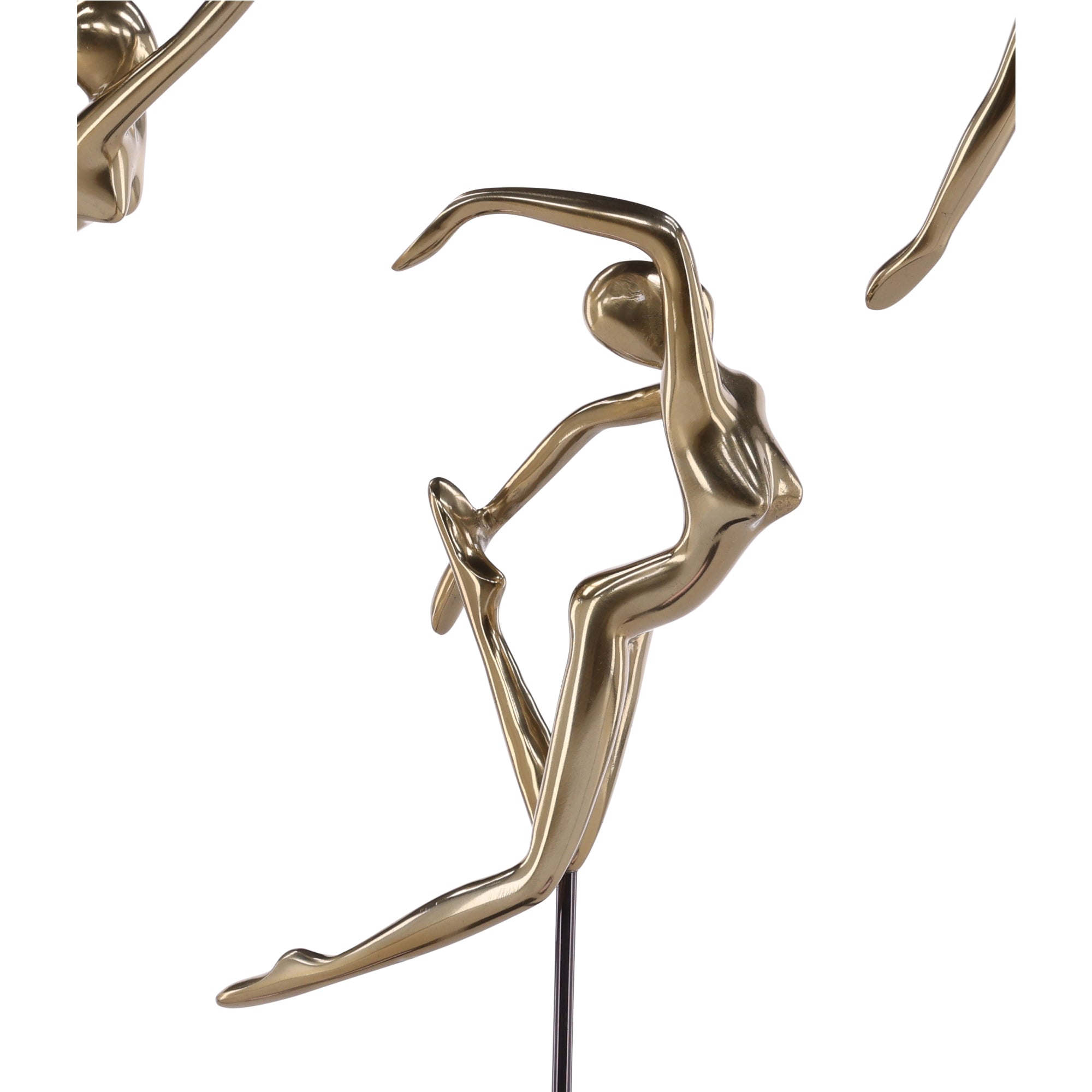 Lyara Brass Acrobat Sculptures