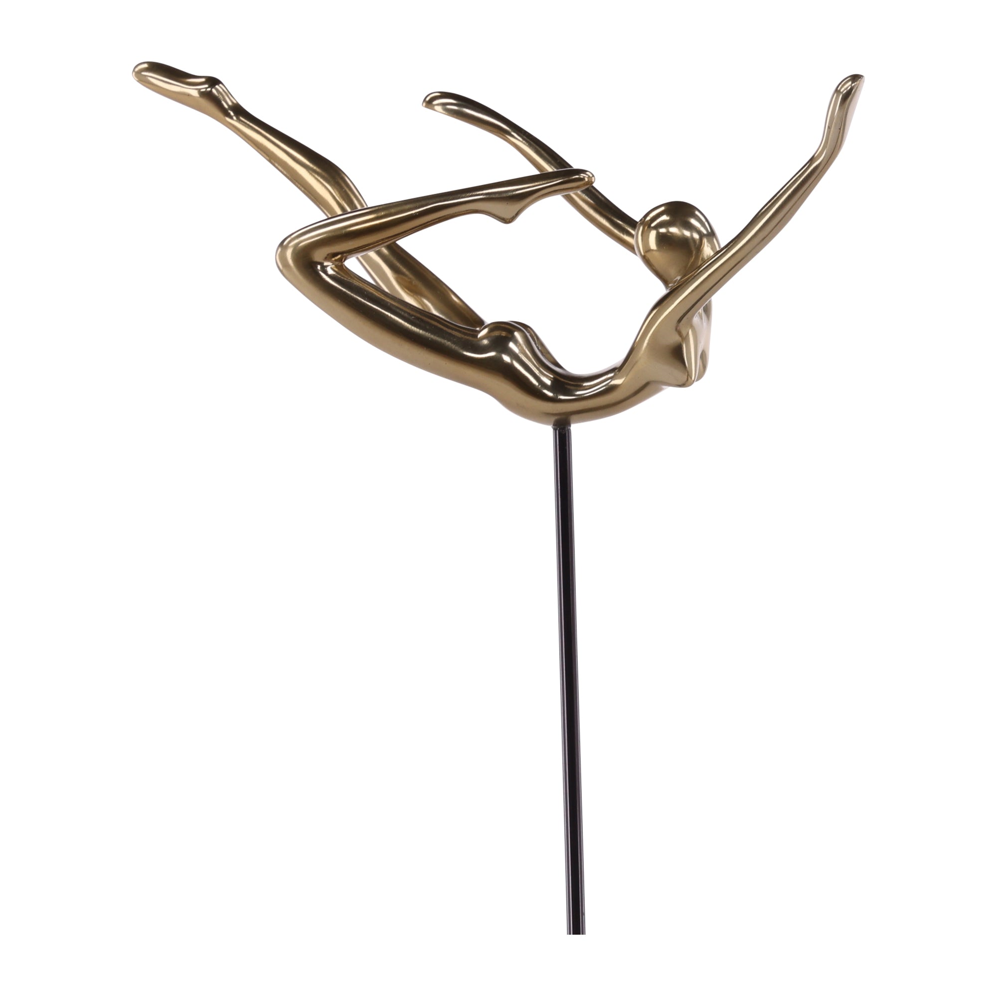 Lyara Brass Acrobat Sculptures