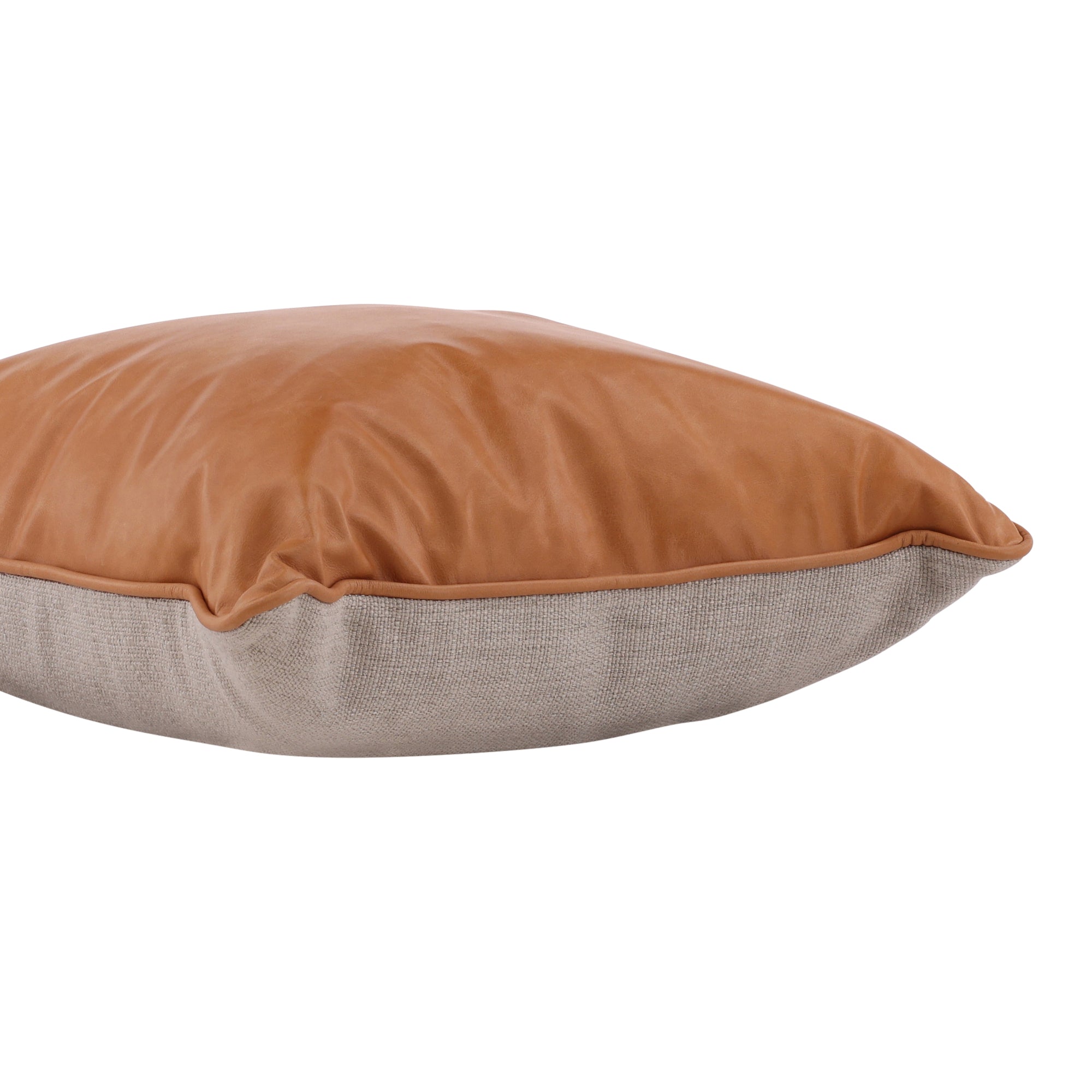 Aveline Leather Accent Pillow