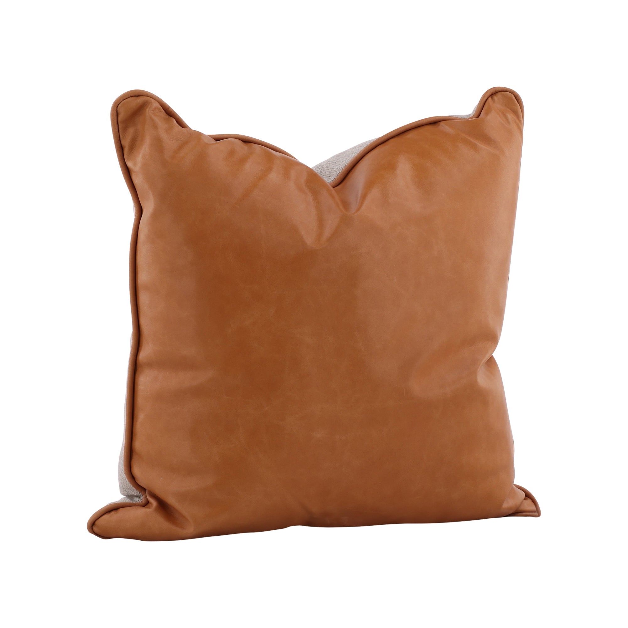 Aveline Leather Accent Pillow