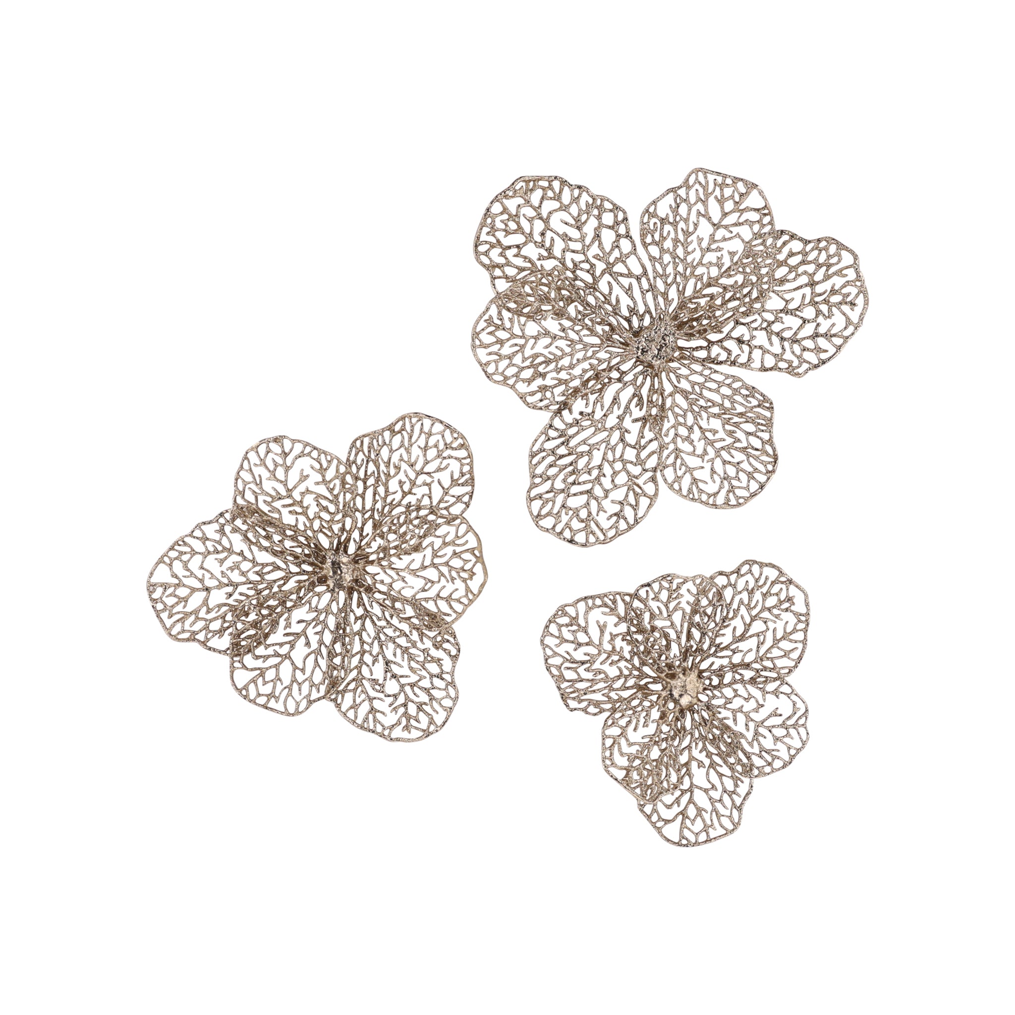 Jonquil Metal Flower Wall Art Set