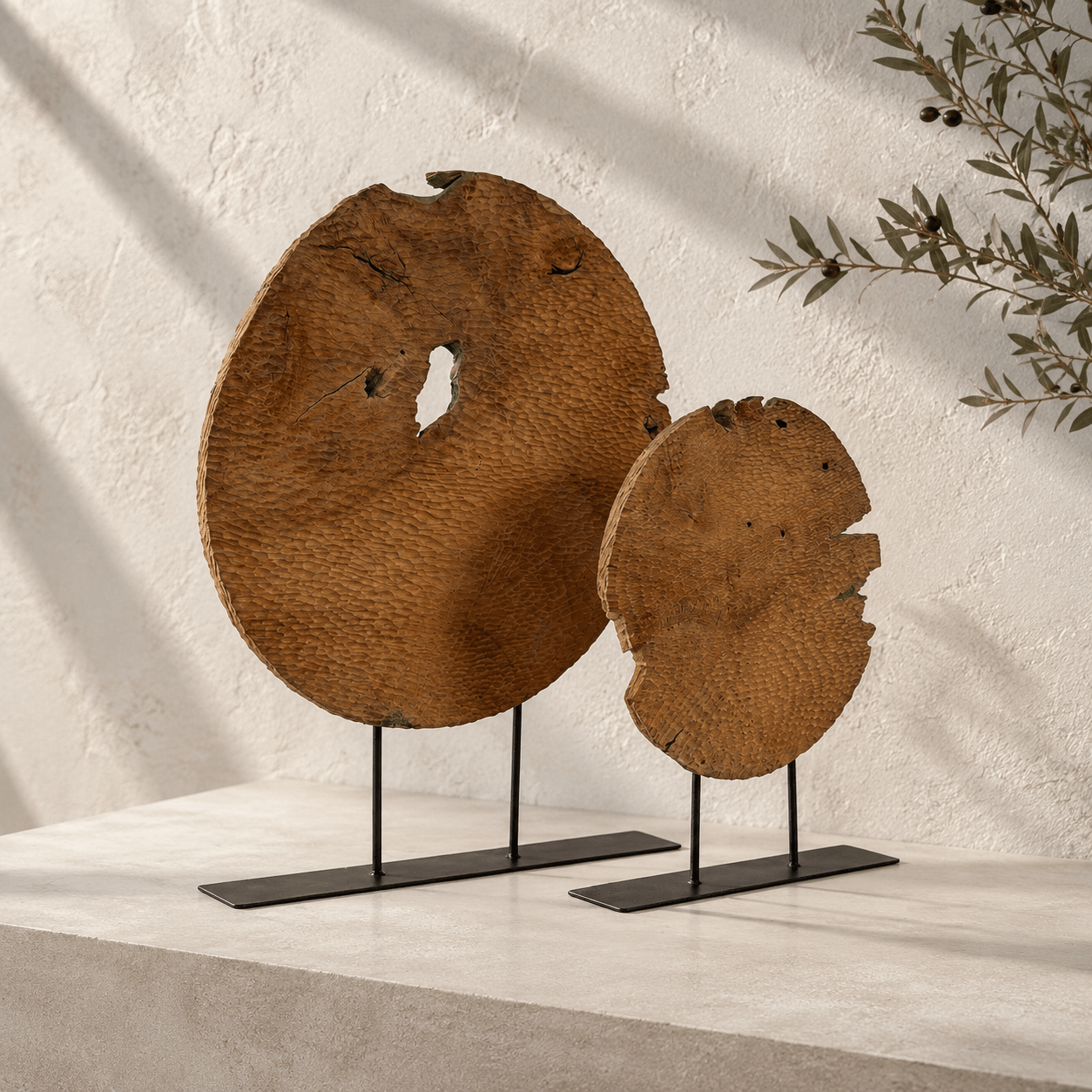Marzio Reclaimed Wood Sculpture - Wisteria