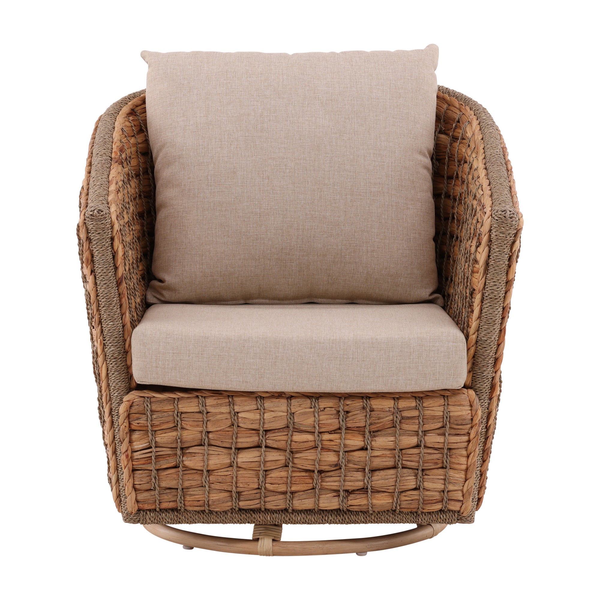 Iskira Woven Rattan Chair - Wisteria