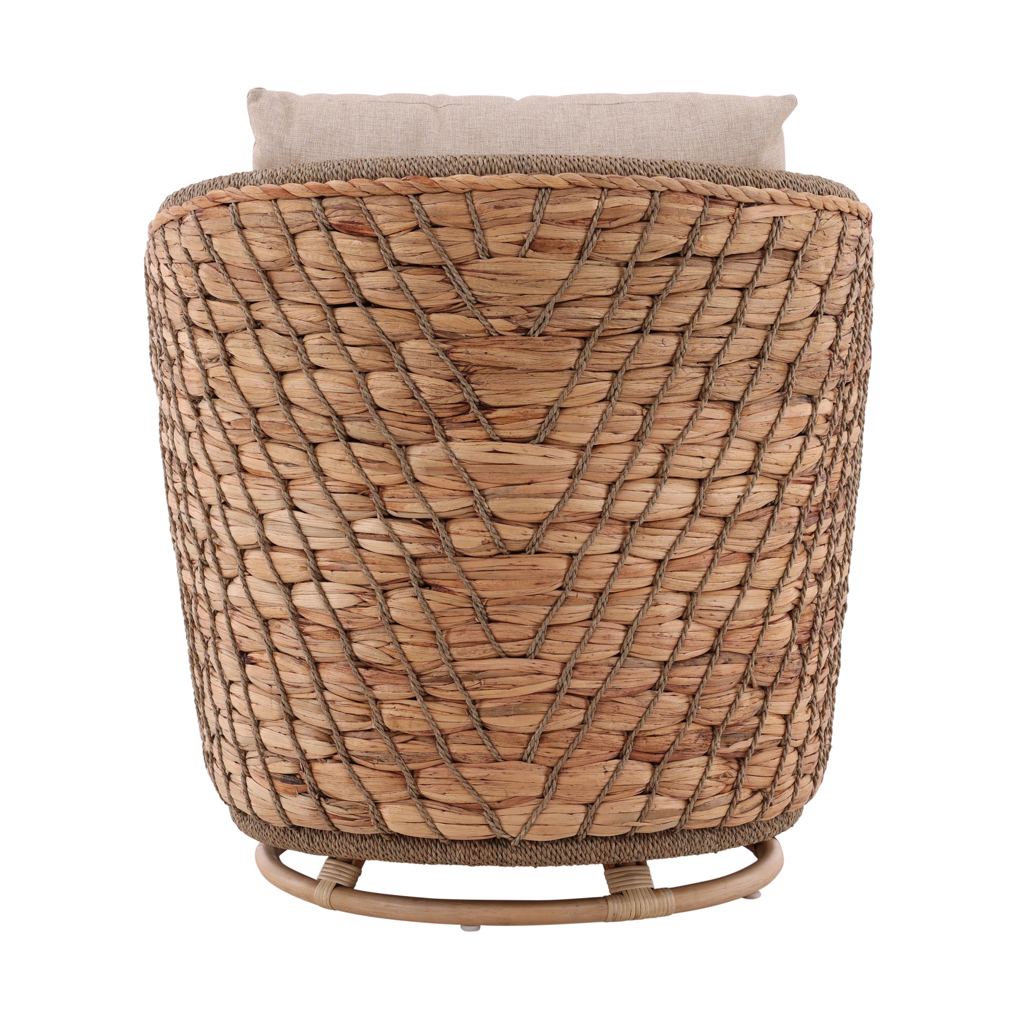 Iskira Woven Rattan Chair - Wisteria