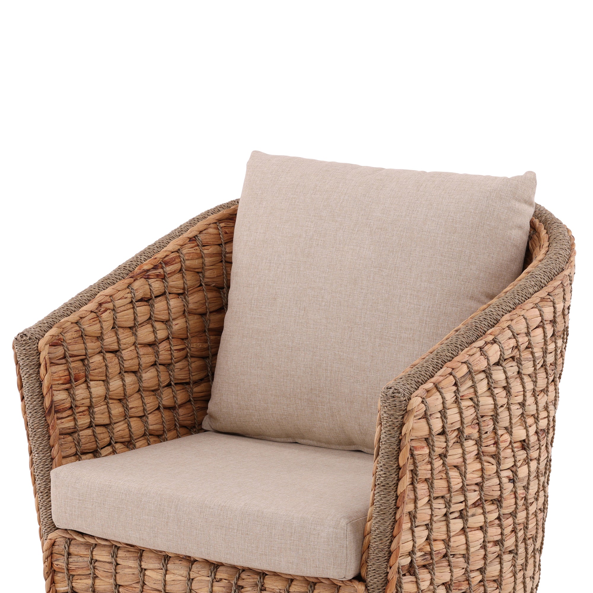 Iskira Woven Rattan Chair - Wisteria