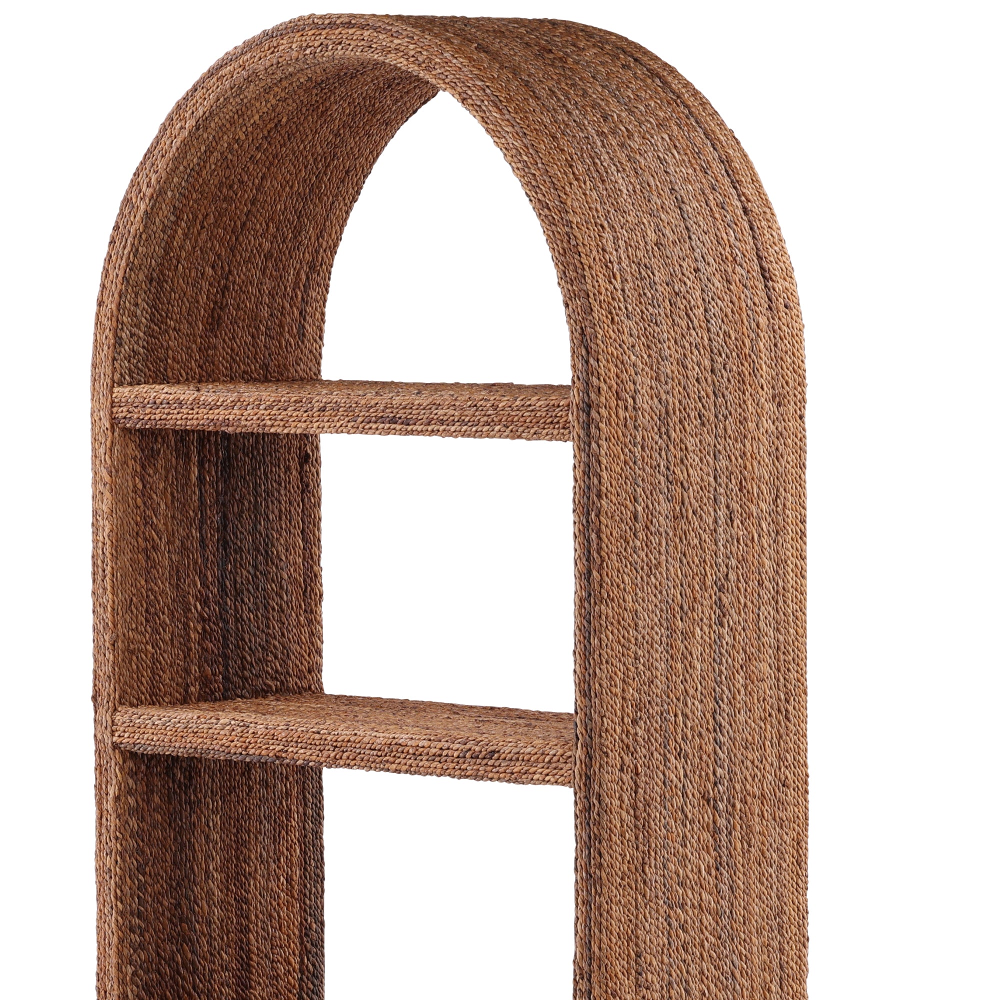 Zafiro Woven Rattan Bookcase - Wisteria