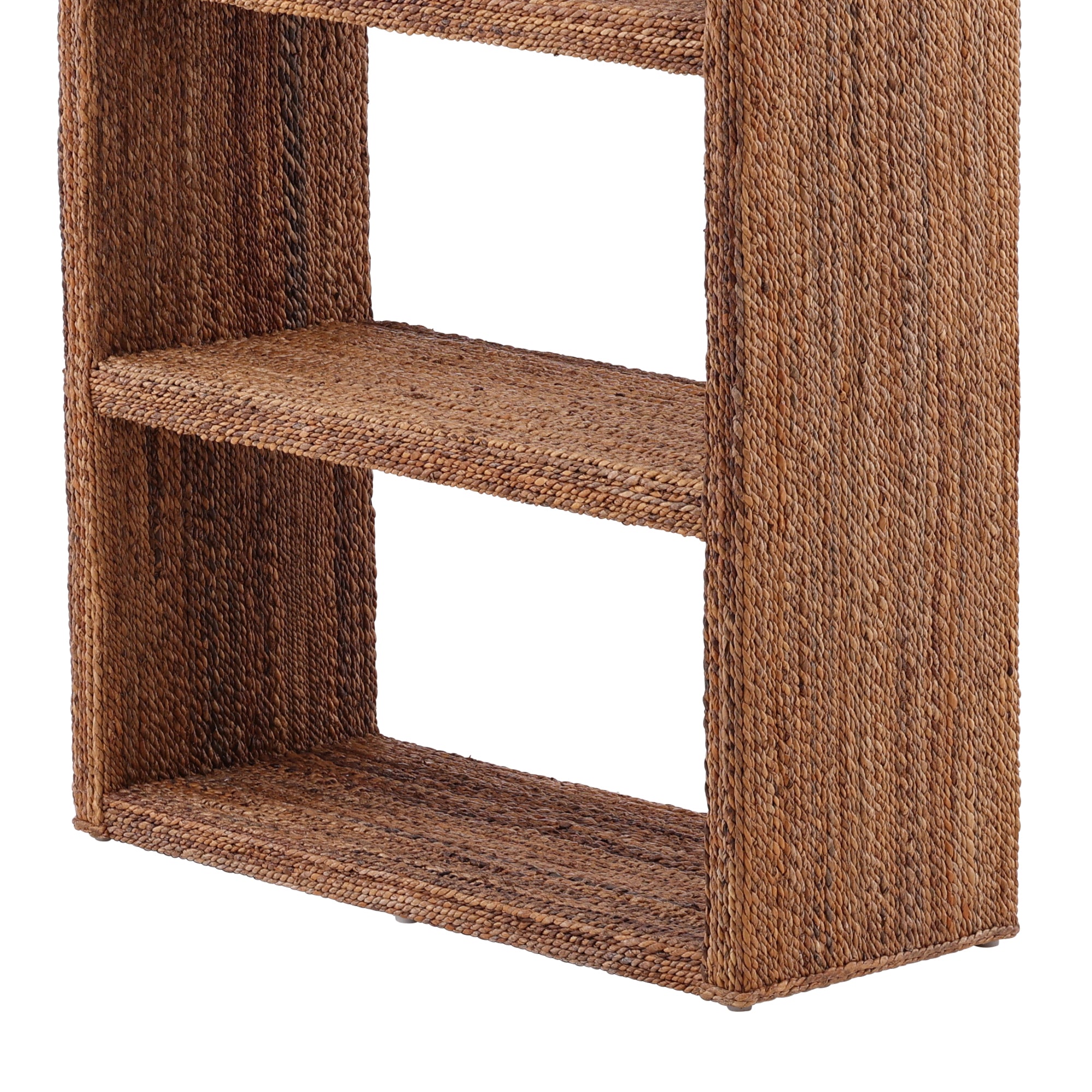 Zafiro Woven Rattan Bookcase - Wisteria