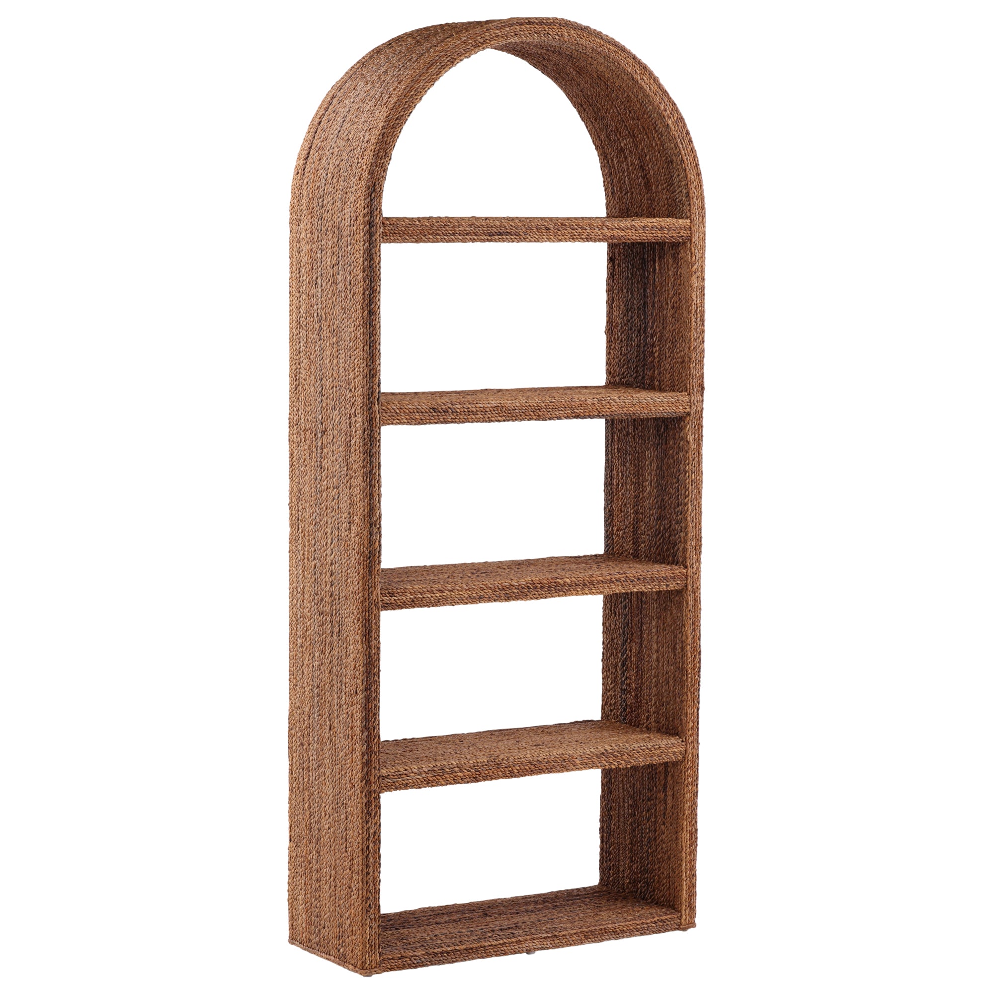 Zafiro Woven Rattan Bookcase - Wisteria