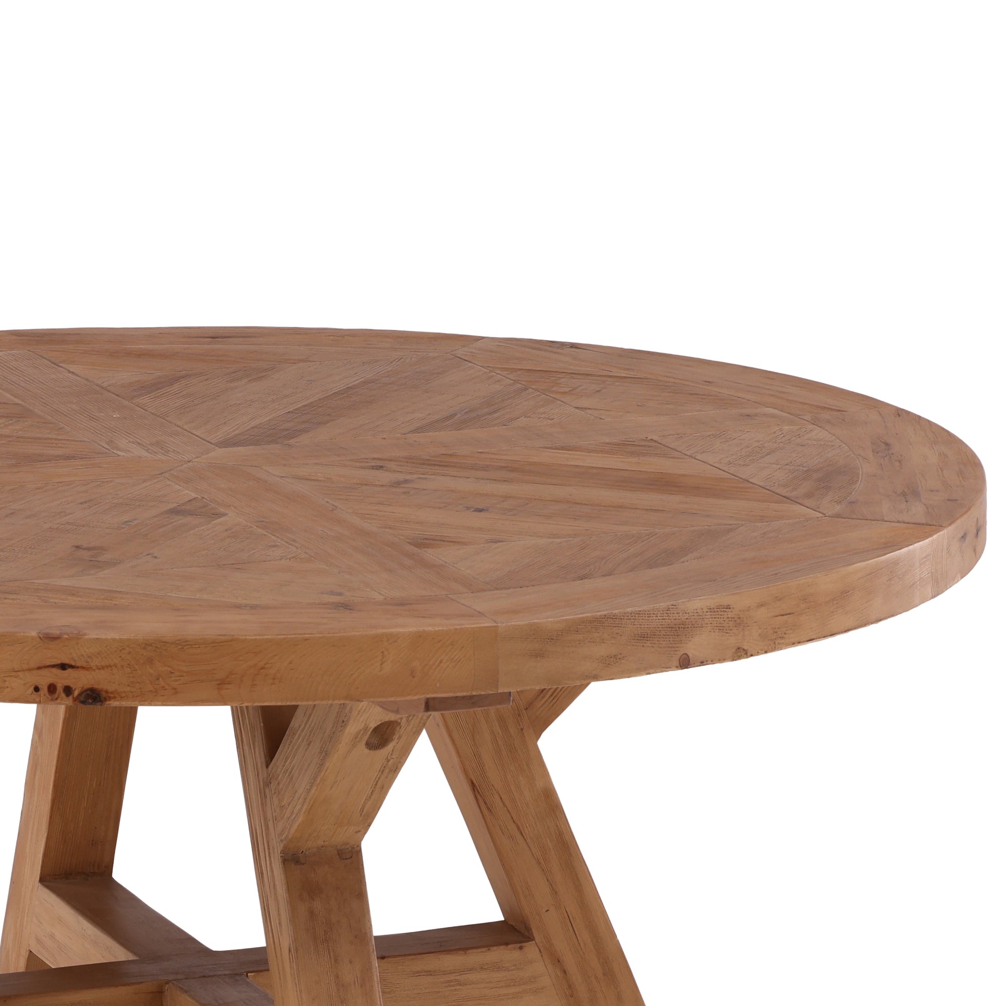 Torvello Round Wood Dining Table - Wisteria